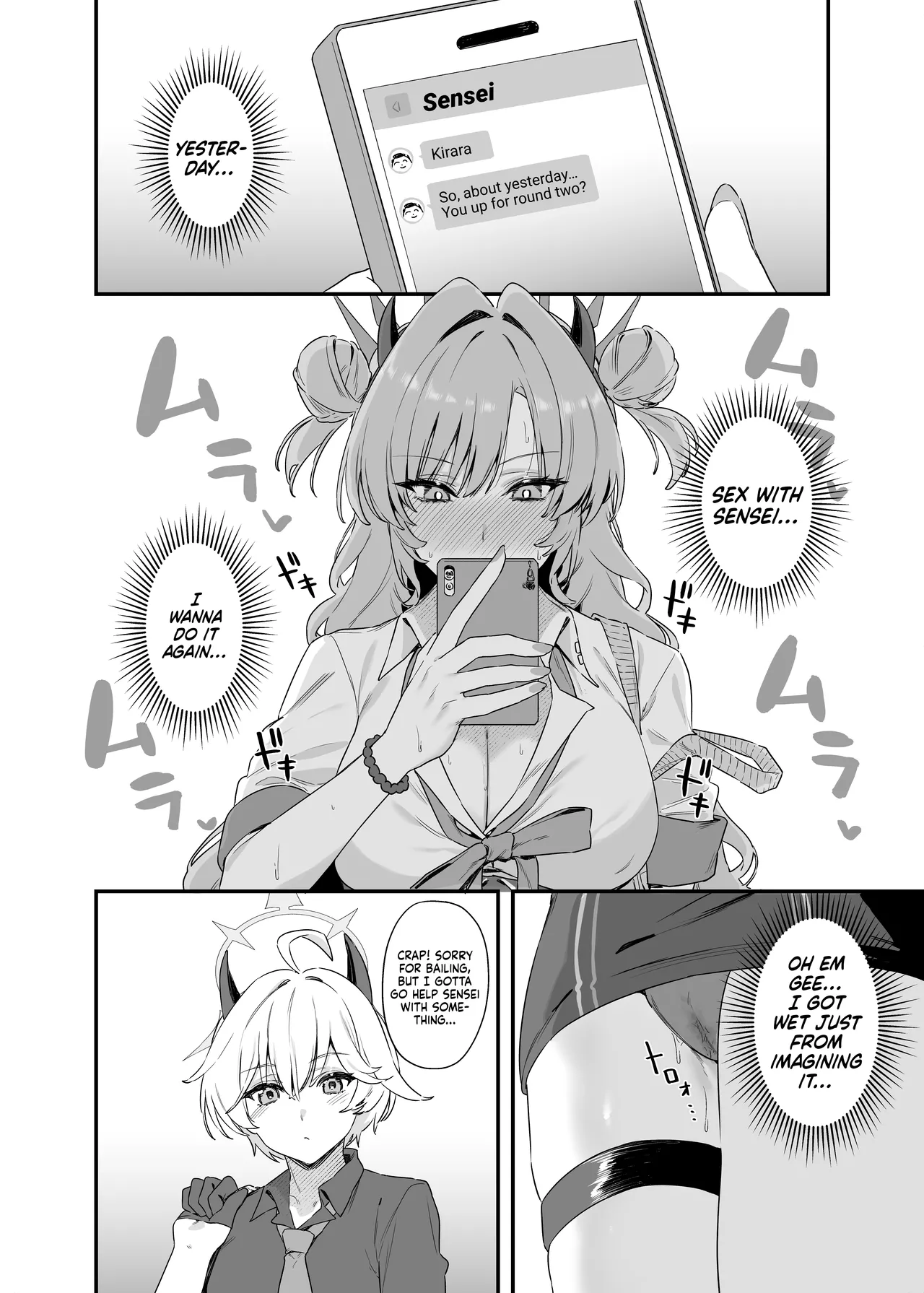 [12-banme no Seki (Agape)] Yozakura ni Ochite ー Falling for Kirara (Blue Archive) [English] [head empty] [Digital] image number 11