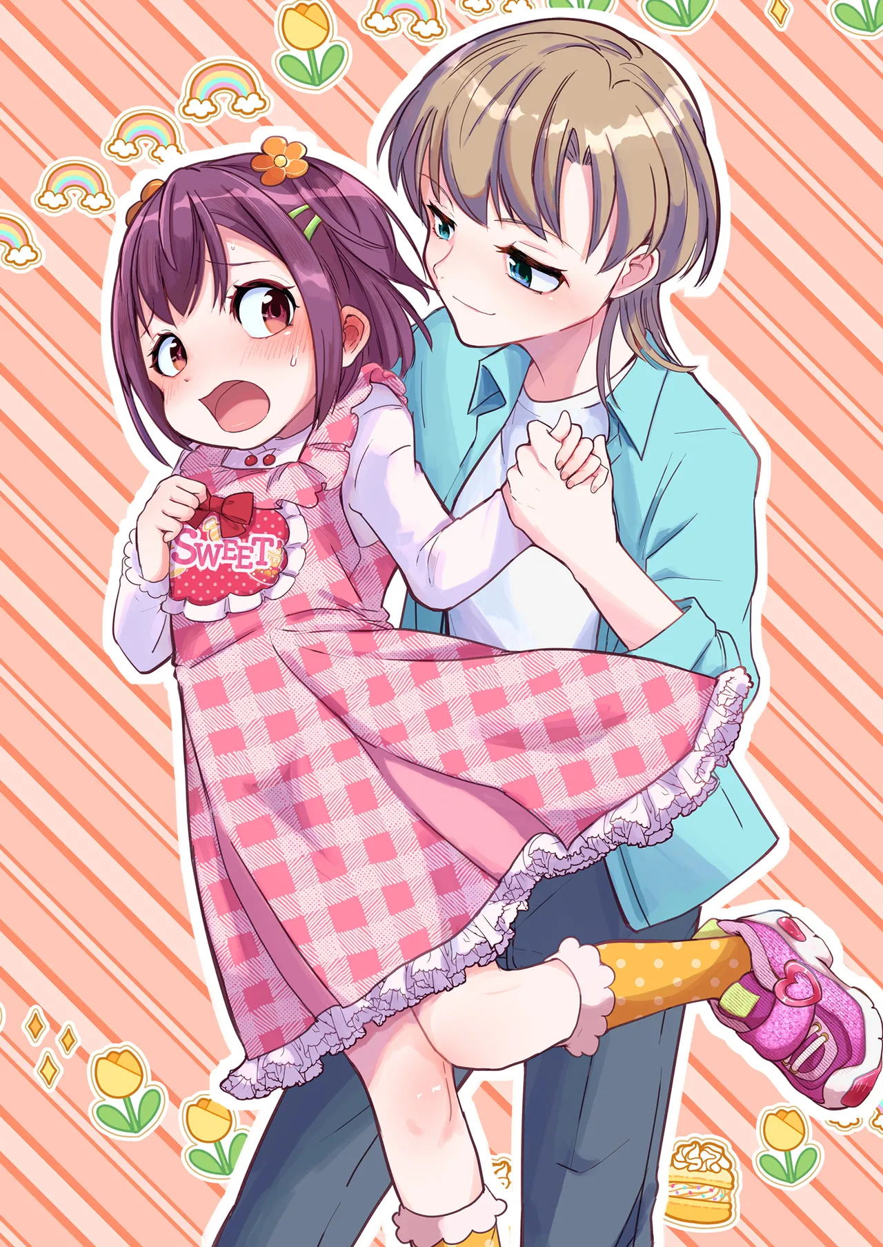 [Chijoku An (Momochamaru)] Kareshi ni Natta Kotoha-chan to Kanojo ni Sareta Rio-sensei [Chinese] [瑞树汉化组] 画像番号 3