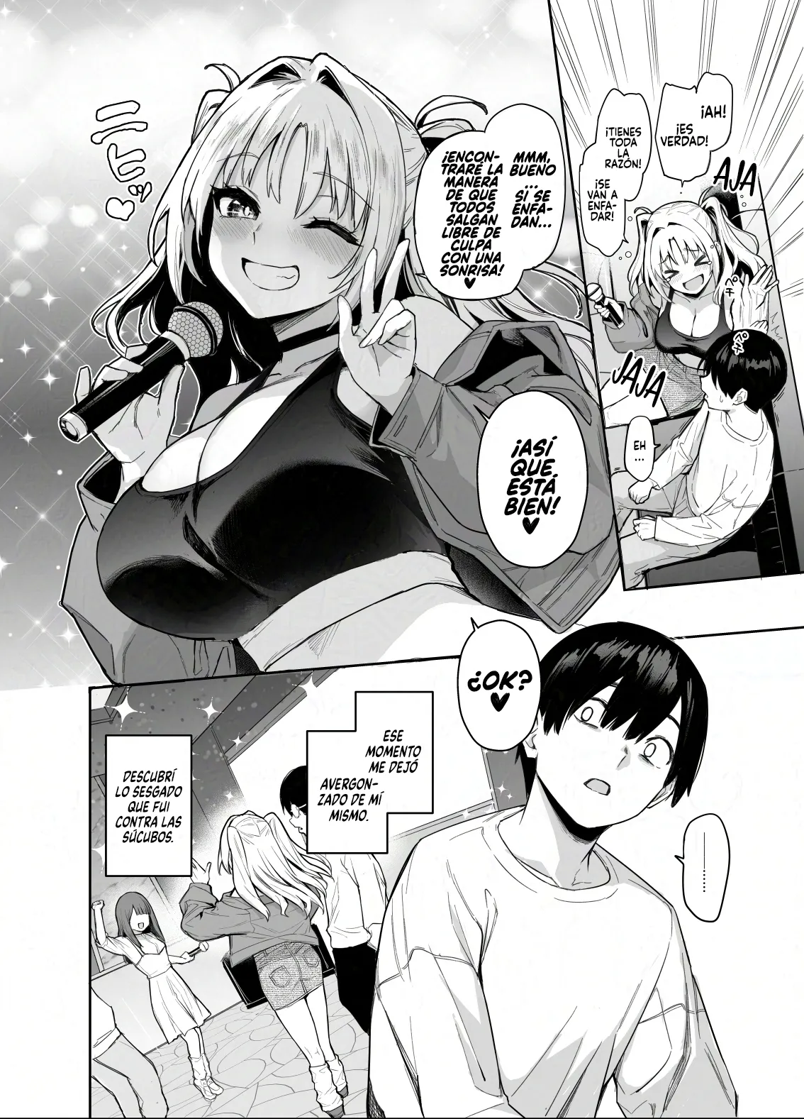 [Anmitsuyomogitei (Michiking)] Succubus Seitokai Shiko Shiko Shikkoubu 2 NOA ver. [Spanish] [Rakuen Translations] [Digital] 图片编号 23