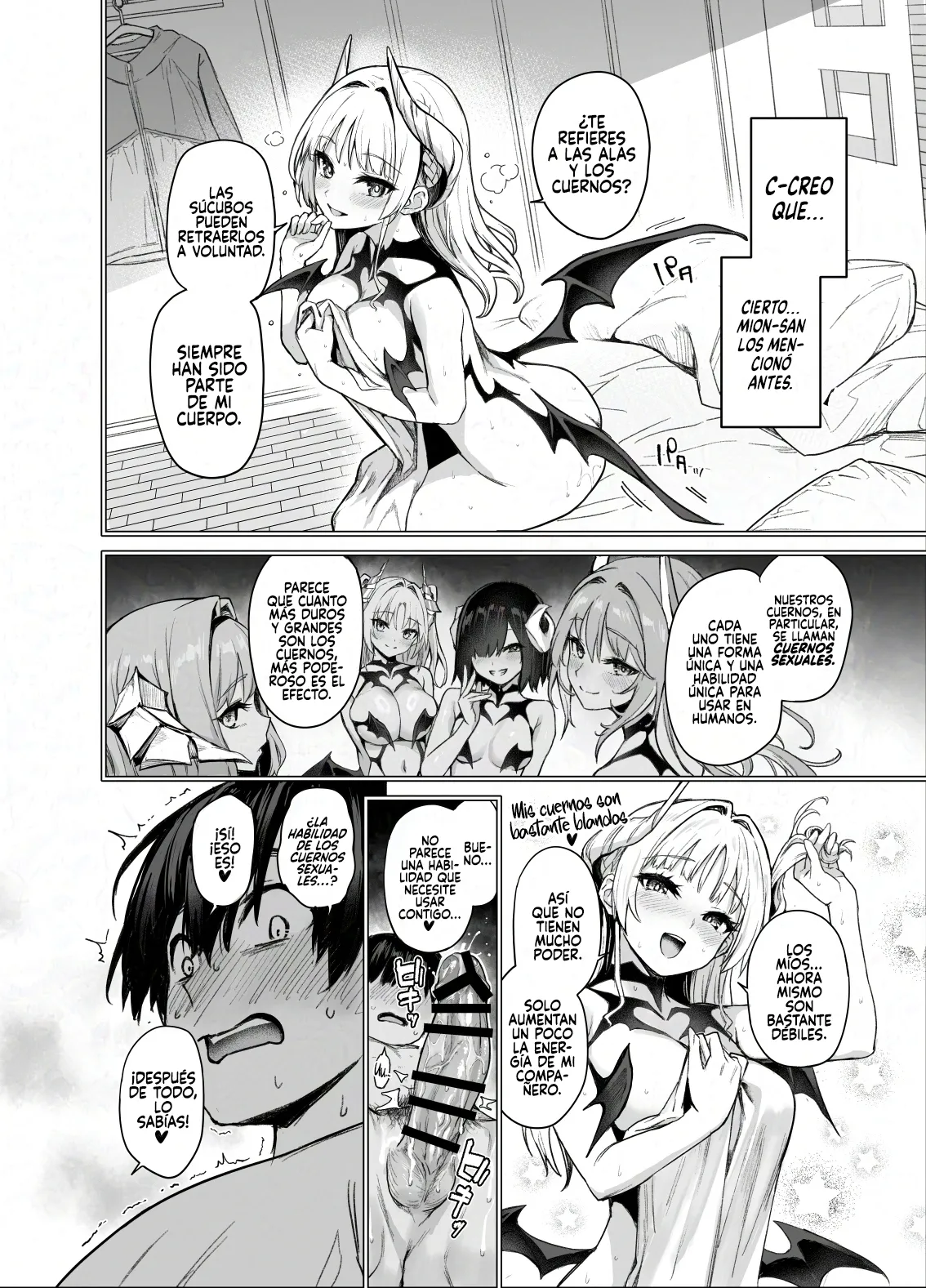 [Anmitsuyomogitei (Michiking)] Succubus Seitokai Shiko Shiko Shikkoubu 2 NOA ver. [Spanish] [Rakuen Translations] [Digital] 图片编号 29