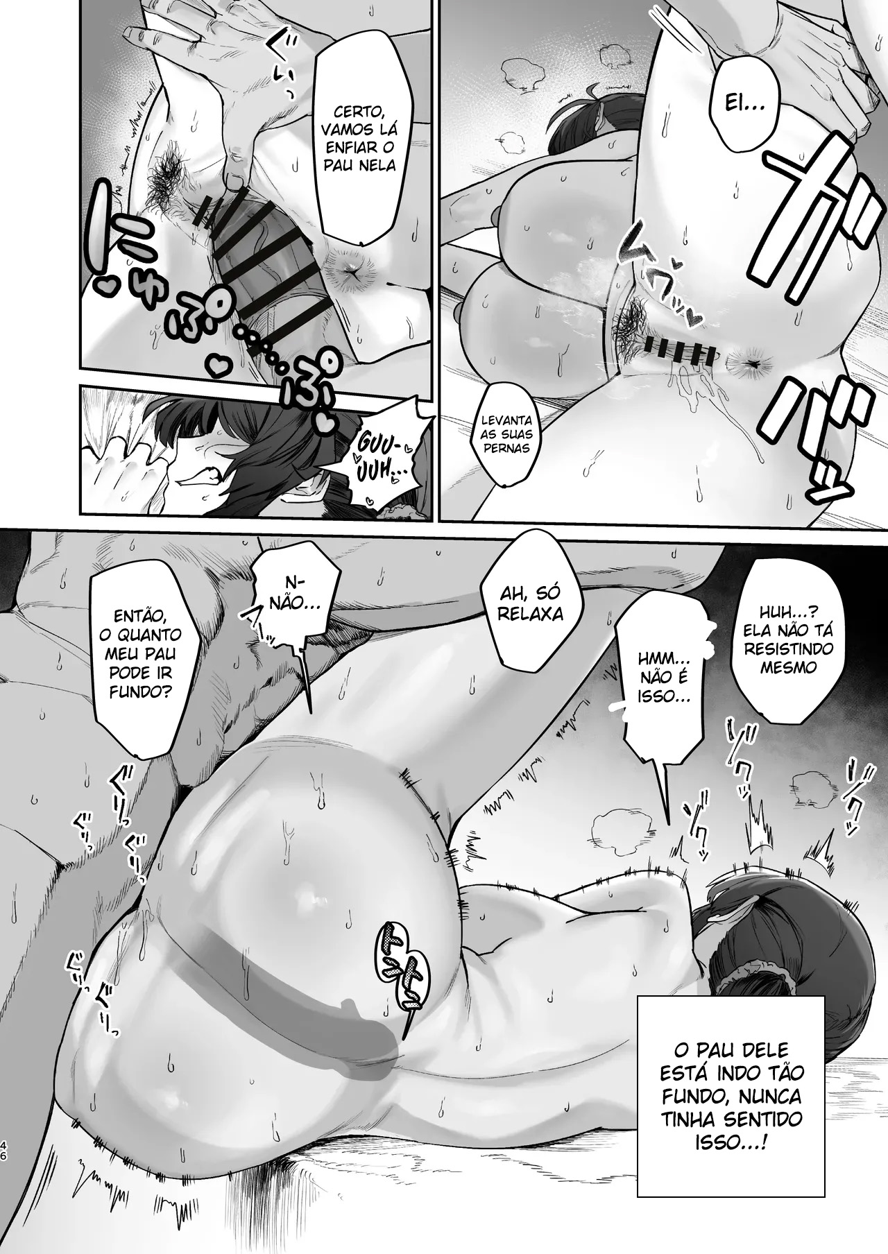 [Hotate Chanpon (Hotate-chan)] Gokinjo Trouble ni wa Gochuui o [Portuguese-BR] [Digital] image number 45