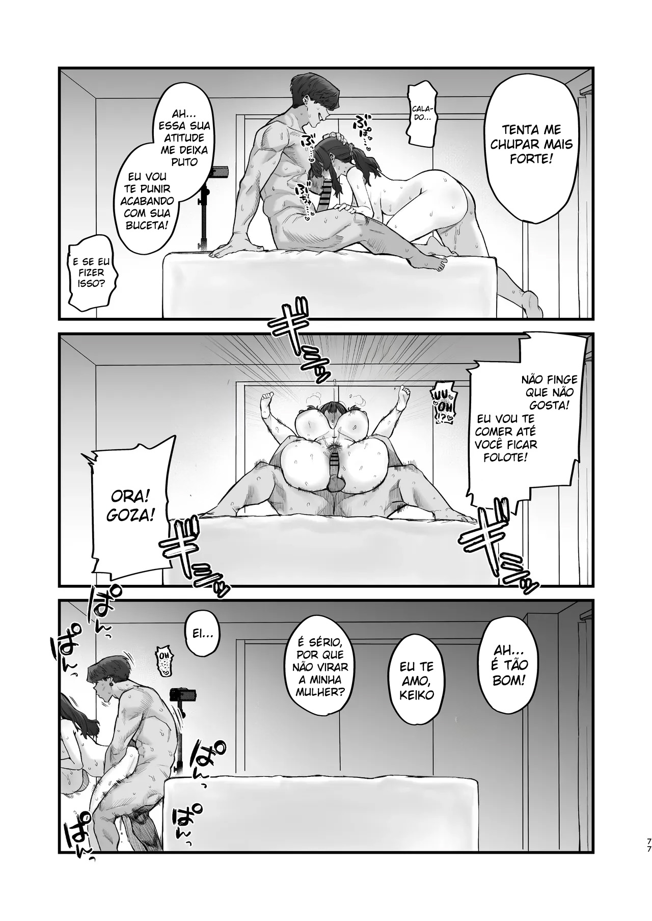 [Hotate Chanpon (Hotate-chan)] Gokinjo Trouble ni wa Gochuui o [Portuguese-BR] [Digital] image number 76