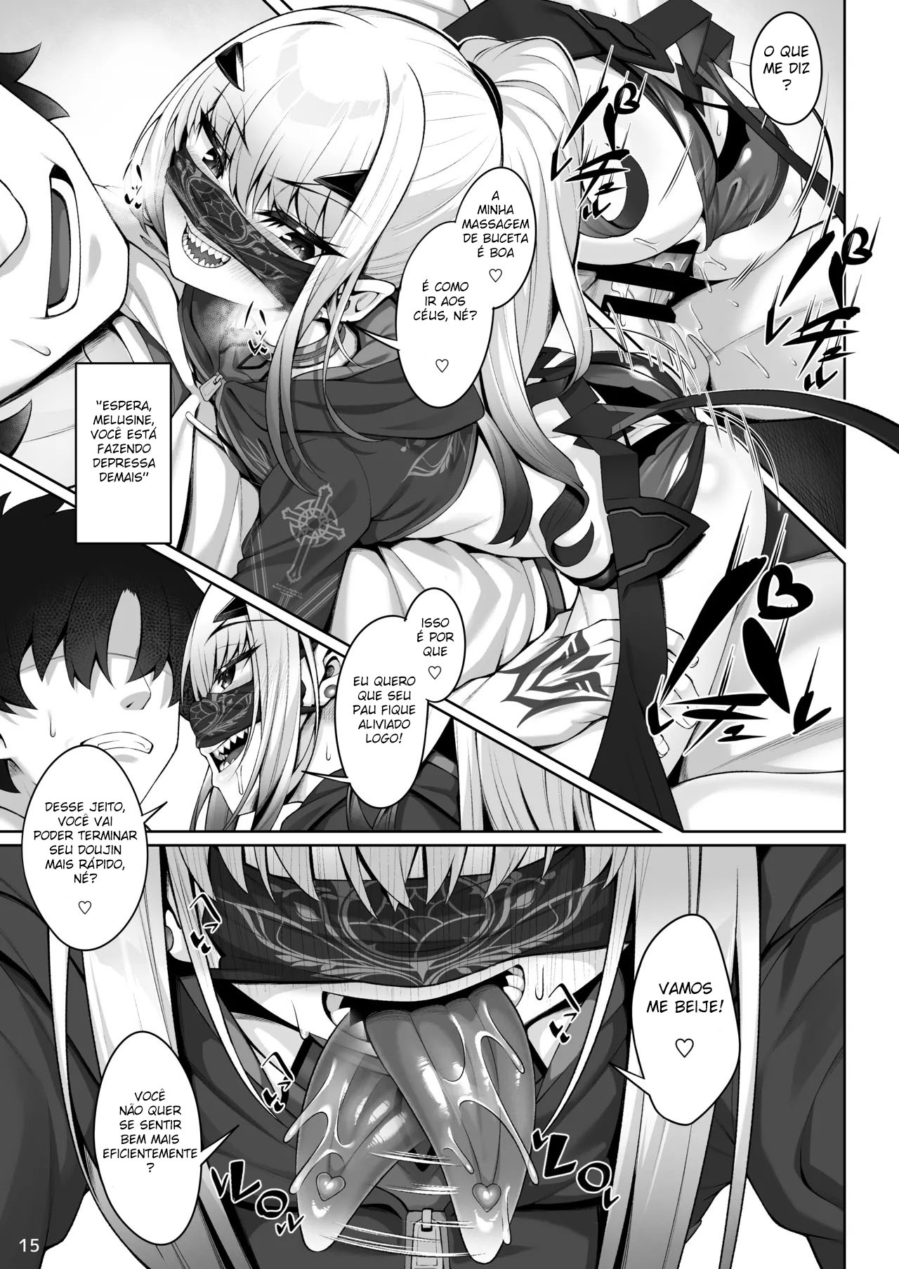 [Watochip Melonpan (Watosu)] Mizugi Melusine to Iroiro Ecchi Hon (Fate/Grand Order) [Portuguese-BR] [Digital] 이미지 번호 15