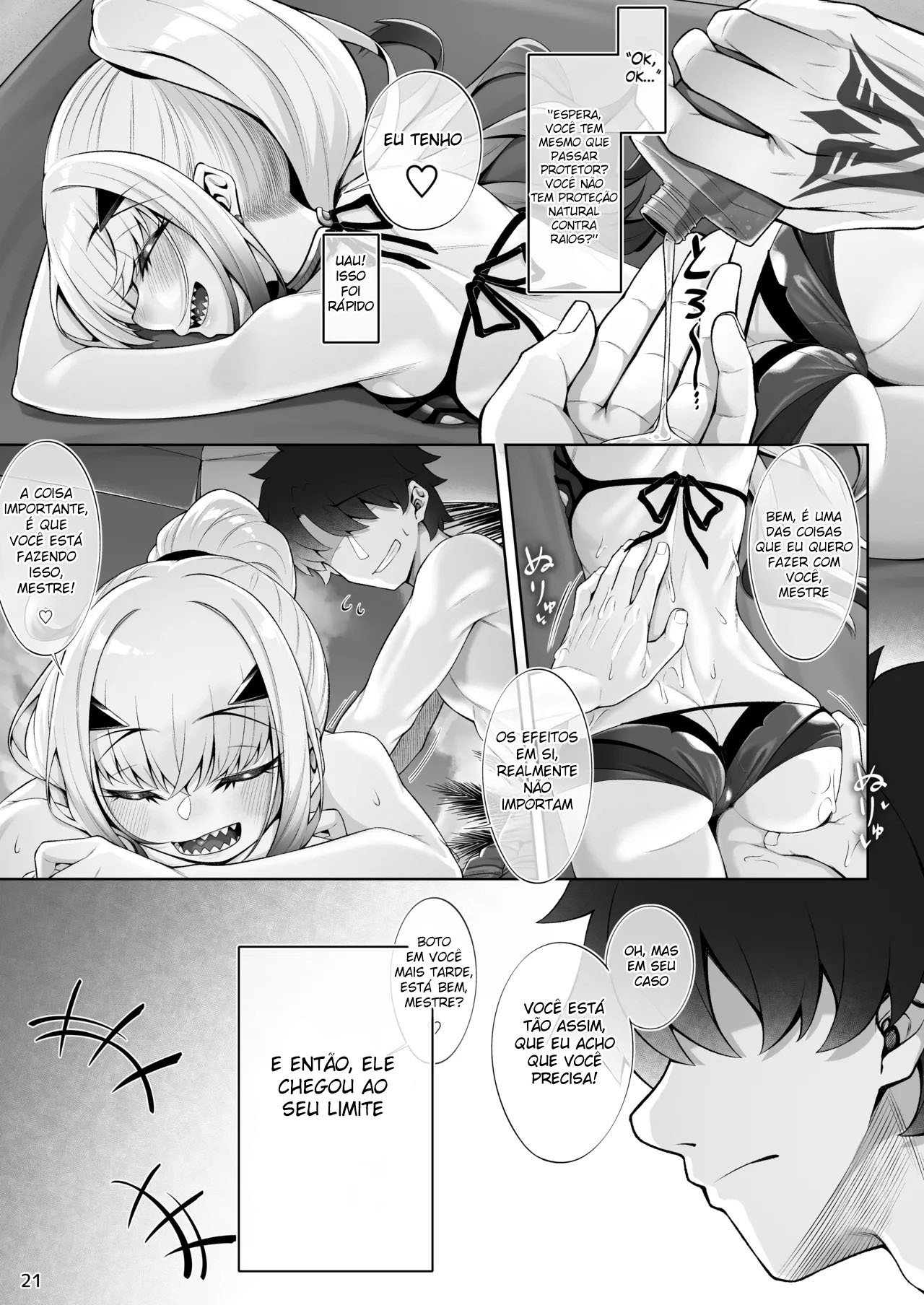 [Watochip Melonpan (Watosu)] Mizugi Melusine to Iroiro Ecchi Hon (Fate/Grand Order) [Portuguese-BR] [Digital] 이미지 번호 21