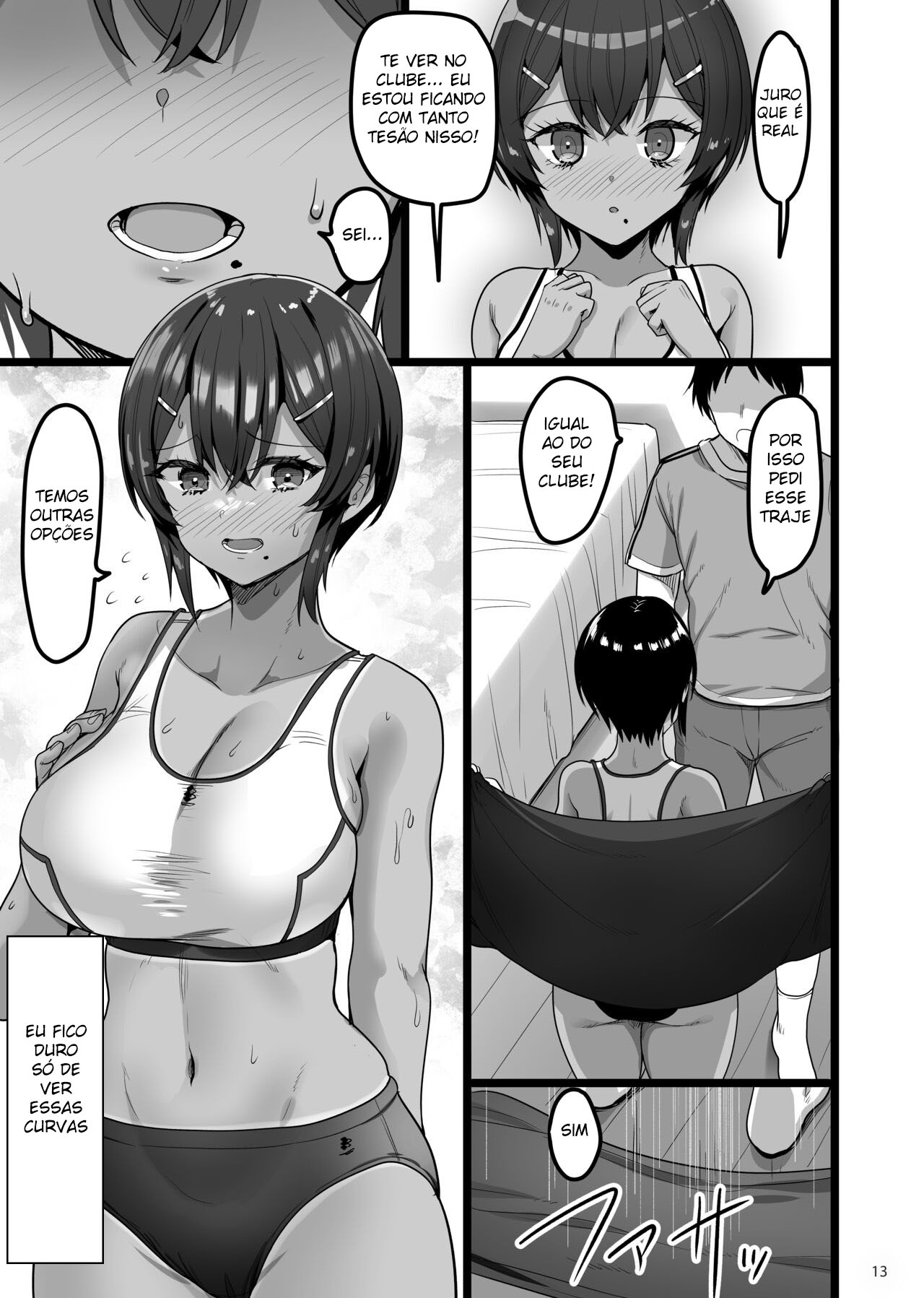 [65535th Avenue. (Akahito)] Ecchi na Omise ni Ittara Osananajimi ga Detekita Hanashi - Sex Establishment Series [Portuguese-BR] [Digital] numero di immagine  12