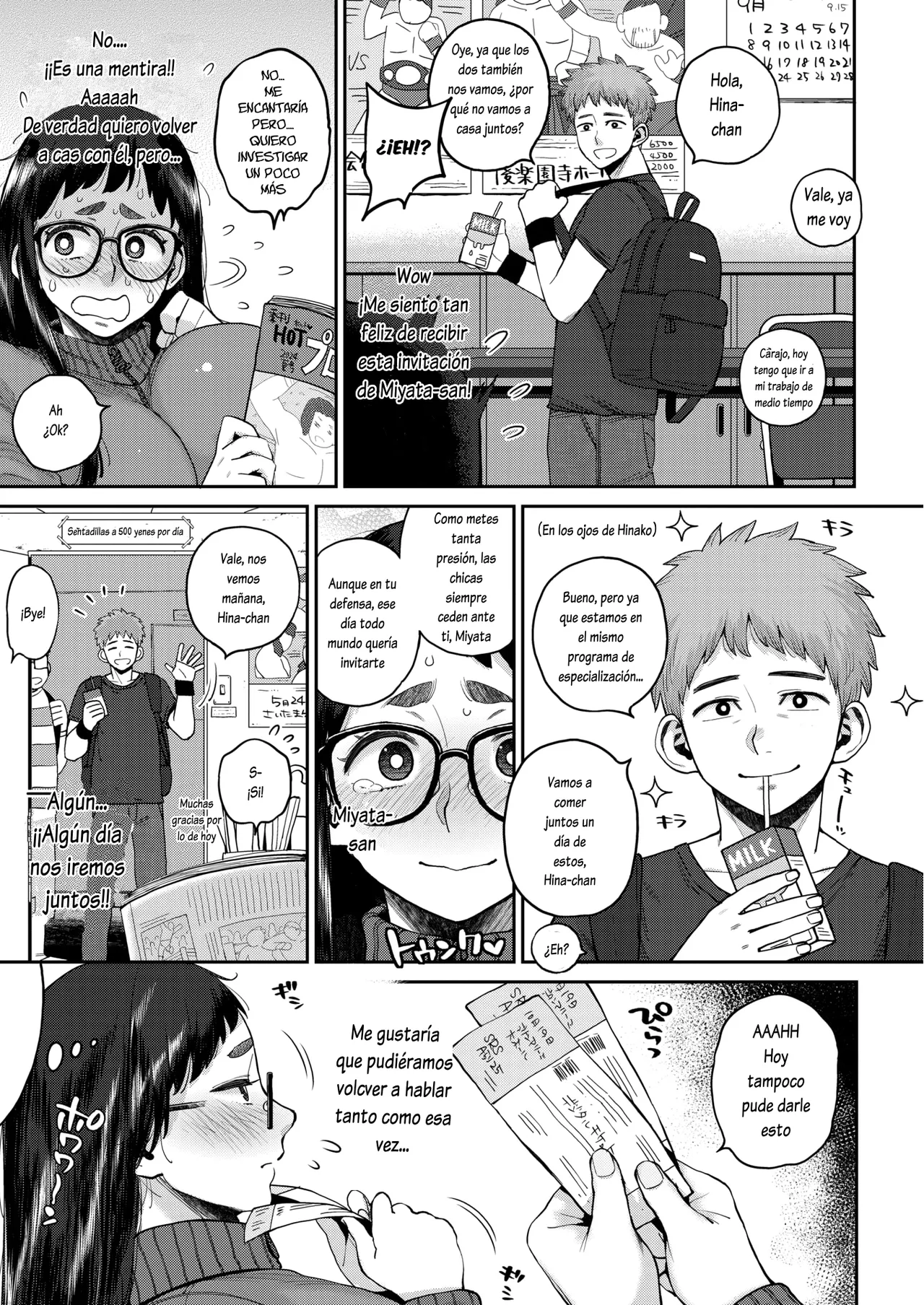 [Muronaga Chaashuu] El exitante debut de ♡ la gordibuena Hina-chan ♪ (Deka Kage Ga~ru ♡ Hina-Chan Dokidoki Debyu-sen ♪) [Spanish] [Lovely Diablesse Scan] 图片编号 3