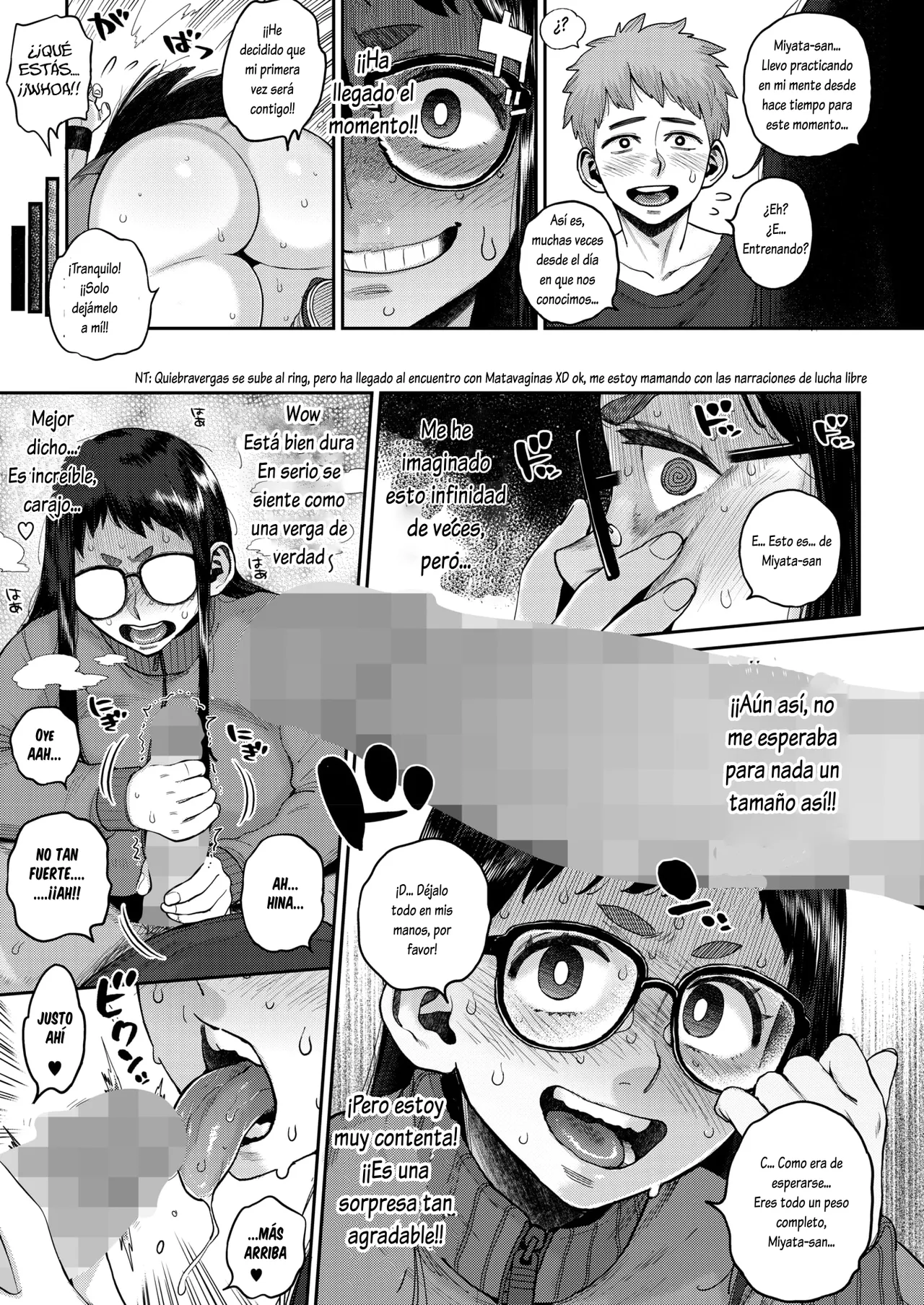 [Muronaga Chaashuu] El exitante debut de ♡ la gordibuena Hina-chan ♪ (Deka Kage Ga~ru ♡ Hina-Chan Dokidoki Debyu-sen ♪) [Spanish] [Lovely Diablesse Scan] 图片编号 11