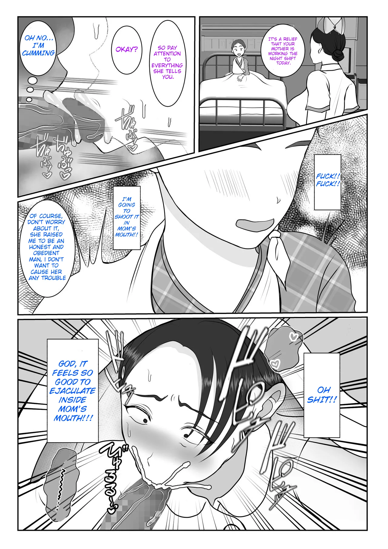 [Benii Kenkyuujo] Ki no Tsuyoi Kangoshi Kaa-chan ga, Ore no Kanojo ni Natte kurete Hanashi | The story of how my stubborn nurse mother became my girlfriend! [English] numero di immagine  20