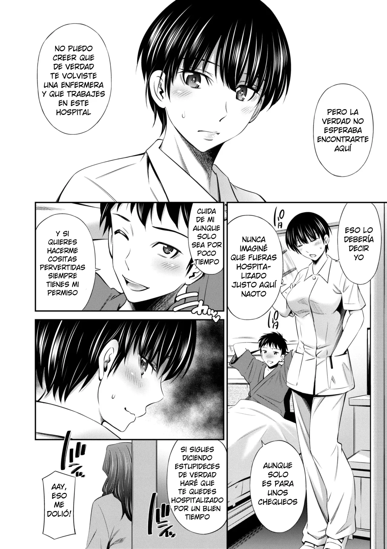 [Sabashi Renya] Kensa Nyuuin no Yoru ni | La Noche de mi Examinacion en el Hospital [Spanish] [Decensored] [Harenchi no Fansub] [Digital] 图片编号 4