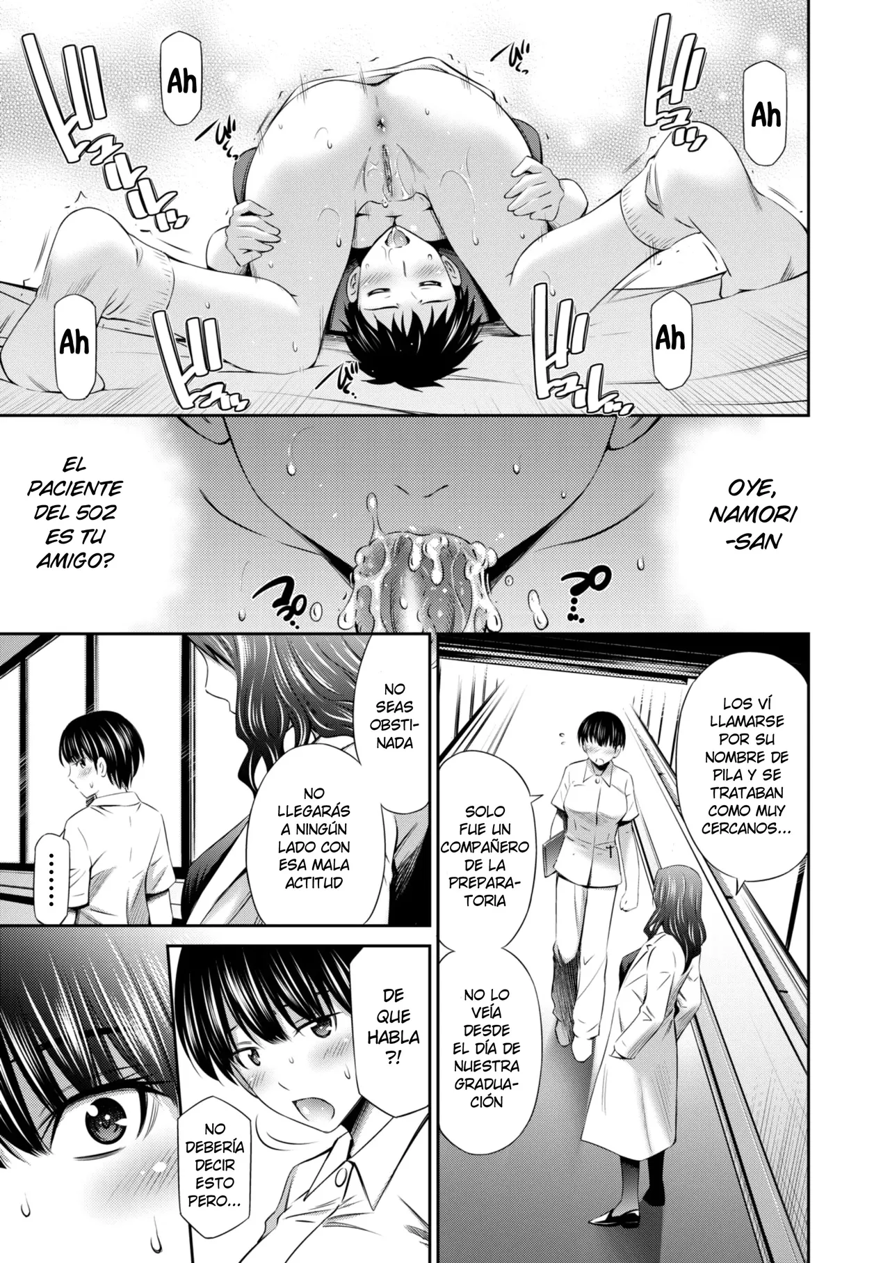 [Sabashi Renya] Kensa Nyuuin no Yoru ni | La Noche de mi Examinacion en el Hospital [Spanish] [Decensored] [Harenchi no Fansub] [Digital] 图片编号 11