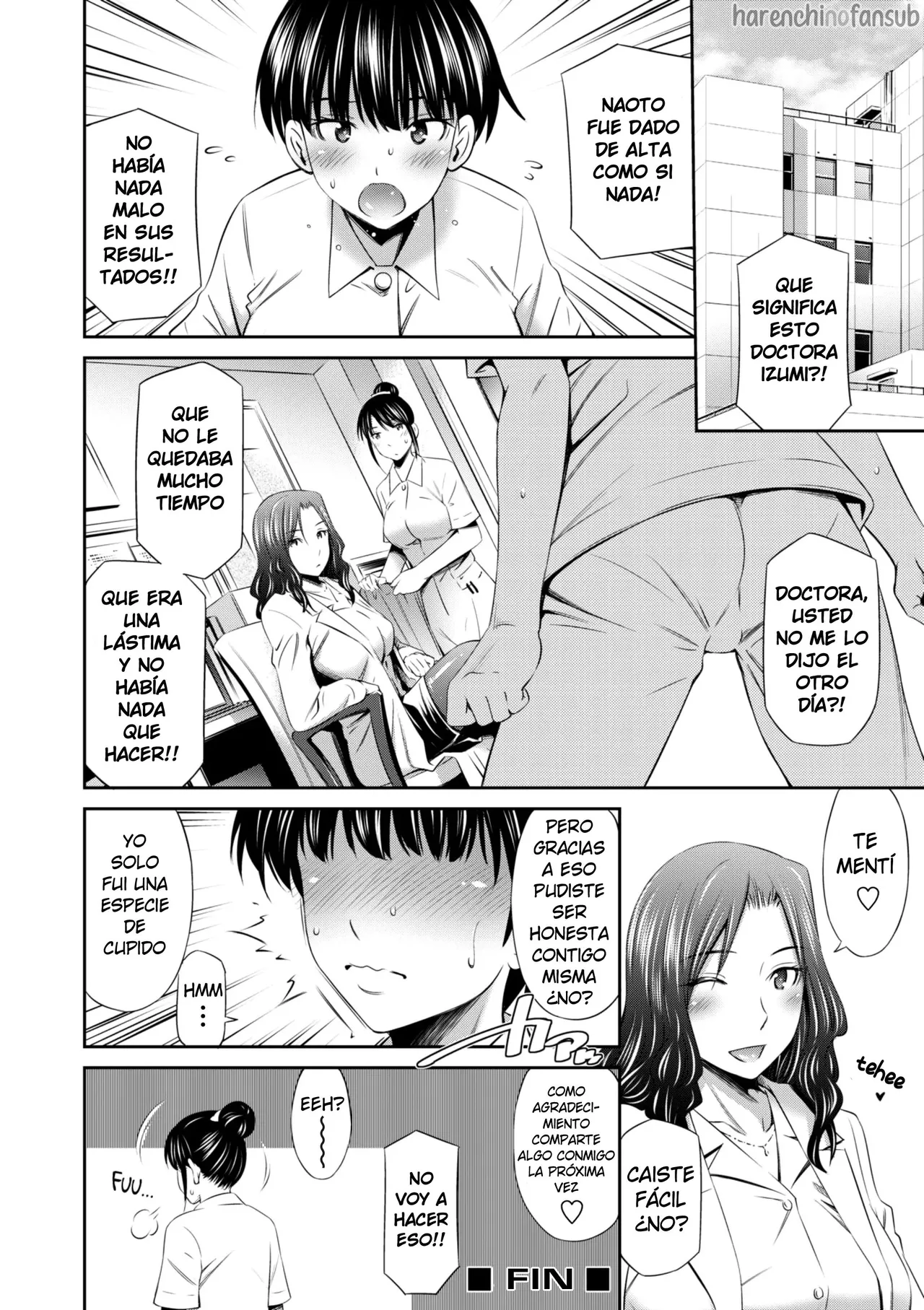 [Sabashi Renya] Kensa Nyuuin no Yoru ni | La Noche de mi Examinacion en el Hospital [Spanish] [Decensored] [Harenchi no Fansub] [Digital] 图片编号 24