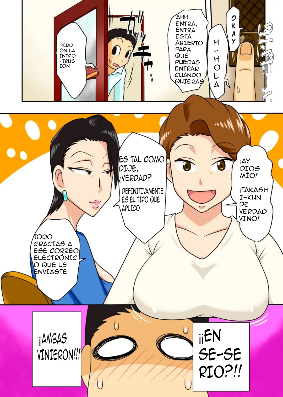 [Freehand Tamashii (DT Hone)] Shin Local Pako Mama Club | Nuevo Club Local de Sexo con Mamás [Spanish] [El naranjas = Mr.Naranjas] numero di immagine  3