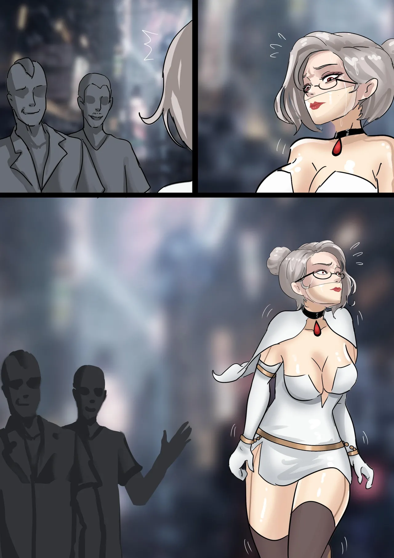 《完美的伪装拘束 》美女被精密道具伪装拘束 被迫拘束行走 被路人肆意玩弄无法反抗 图片编号 25