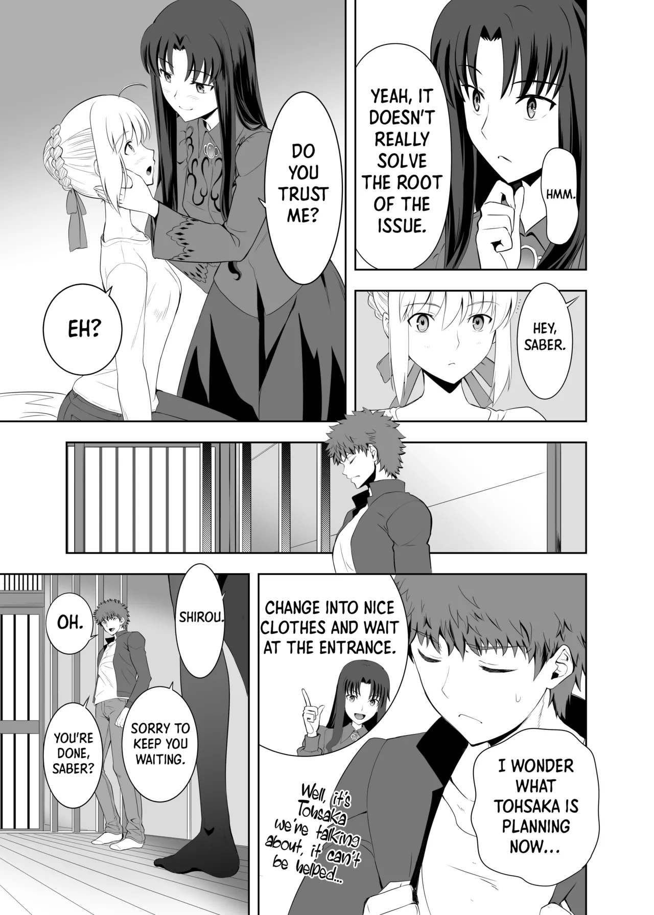 [CRAZY CLOVER CLUB (Kuroha Nue)] SABER COMPLEX 2 (Fate/stay night) [English] [Shiro Translation] [Digital] изображение № 18