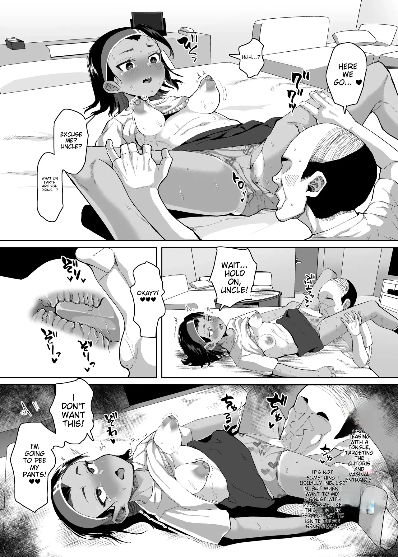 A story about a cute junior high school girl being hypnotized and having sex with her boyfriend's uncle(sayryu) imagen número 18