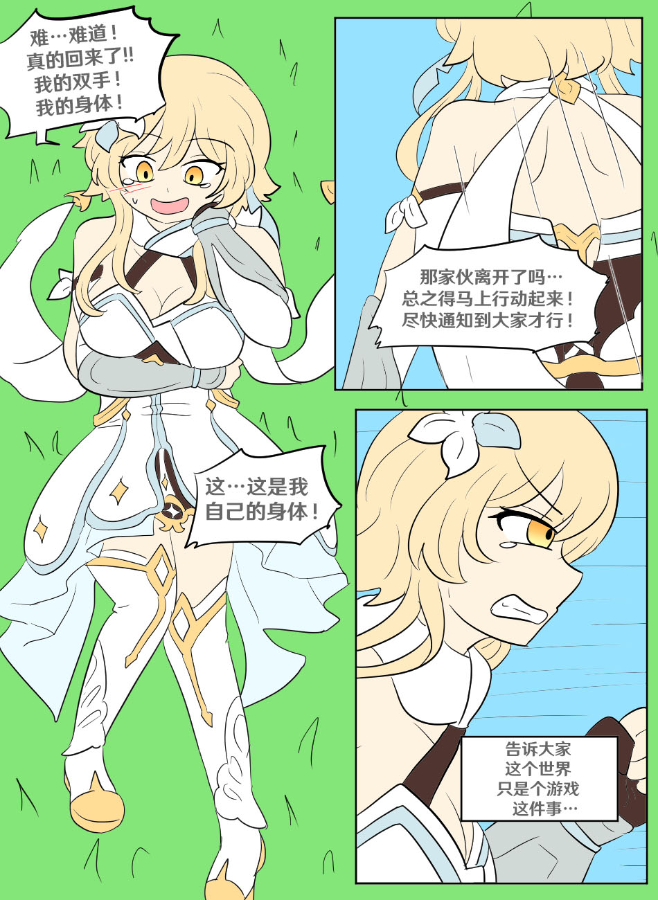 [Vel] Genshin TSF: Real Lumine (Genshin Impact) [Chinese] [RetroCyber 个人汉化] изображение № 2