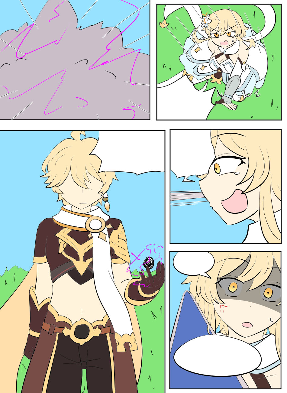 [Vel] Genshin TSF: Real Lumine (Genshin Impact) [Chinese] [RetroCyber 个人汉化] изображение № 15