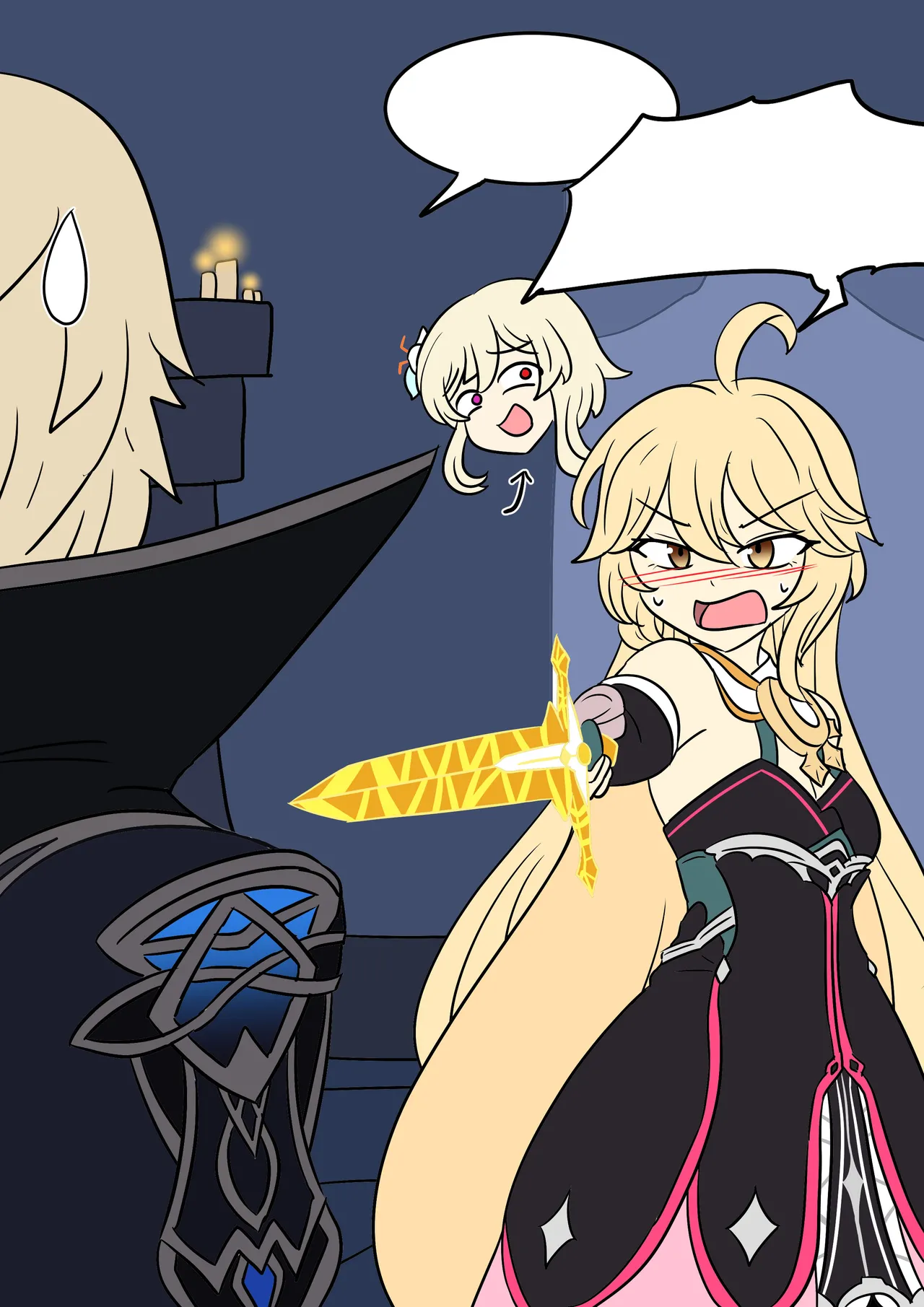 [Vel] Genshin TSF: Real Lumine (Genshin Impact) [Chinese] [RetroCyber 个人汉化] изображение № 21