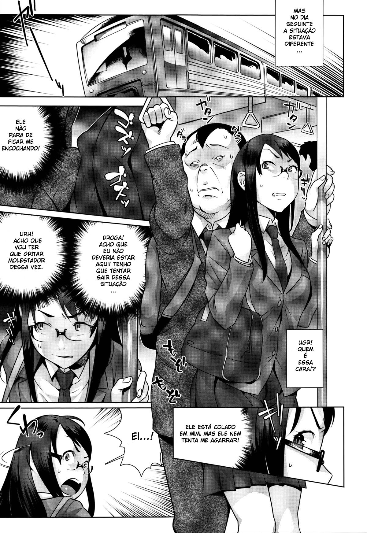 [Ojo] Futari wa Hassha Yoshi! (Hatsujou! Namaiki JK) [Portuguese-BR] image number 7