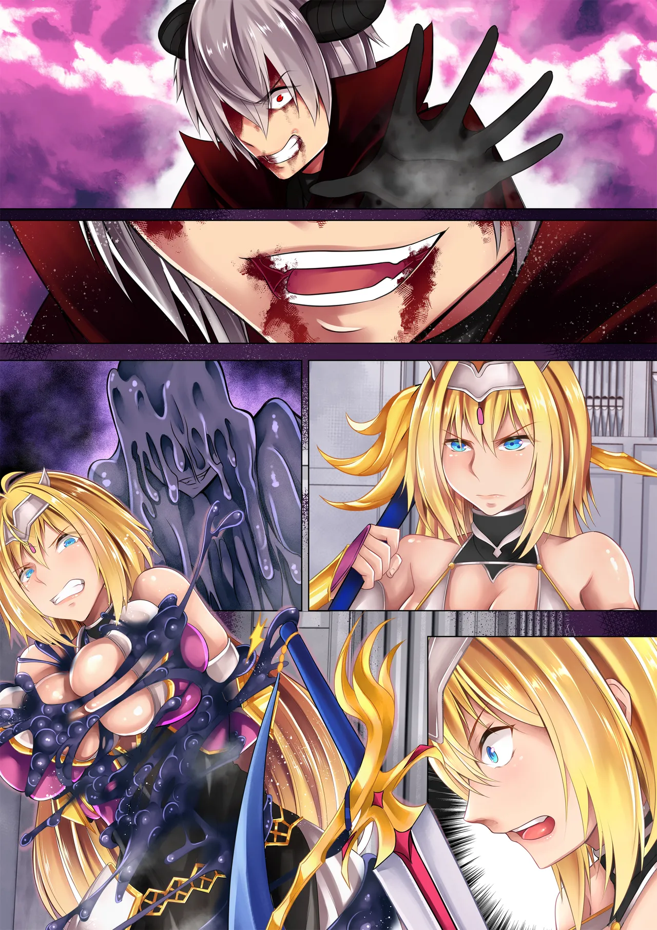 [Seika Kairaku Bookstore(Anam111, Namahiyu)] Yuusha osen -Horoboshita maou ni karada o nottorareru onna yuusha no monogatari- [Textless] [Digital] 7eme image