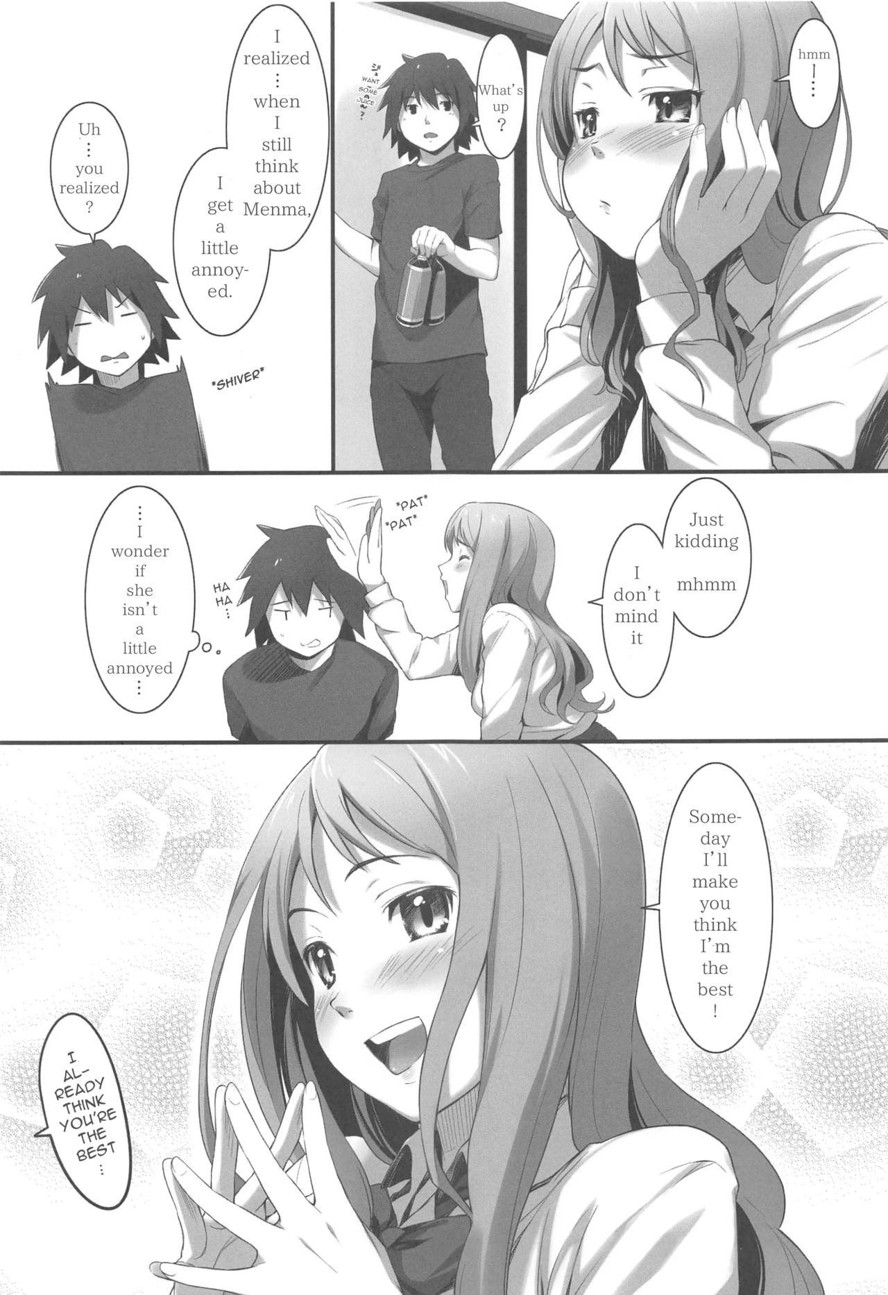 (8 Gatsu no Himitsu Kichi) [P:P (Oryou)] HANA Naru (Ano Hi Mita Hana no Namae wo Bokutachi wa Mada Shiranai.) [English] [Akaokutan] image number 16