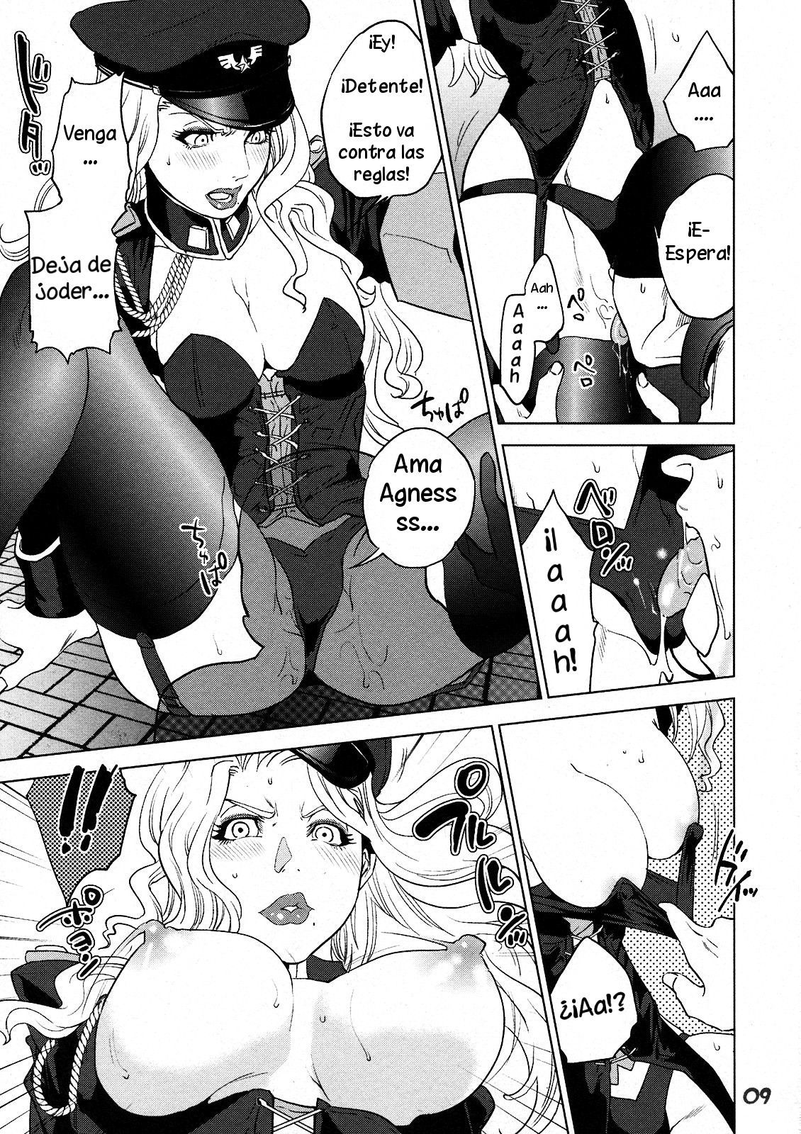 (SC53) [Hougakuya (Touzai, Nanboku)] Agnes-san Oshigoto desu! (TIGER & BUNNY) [Spanish] image number 9