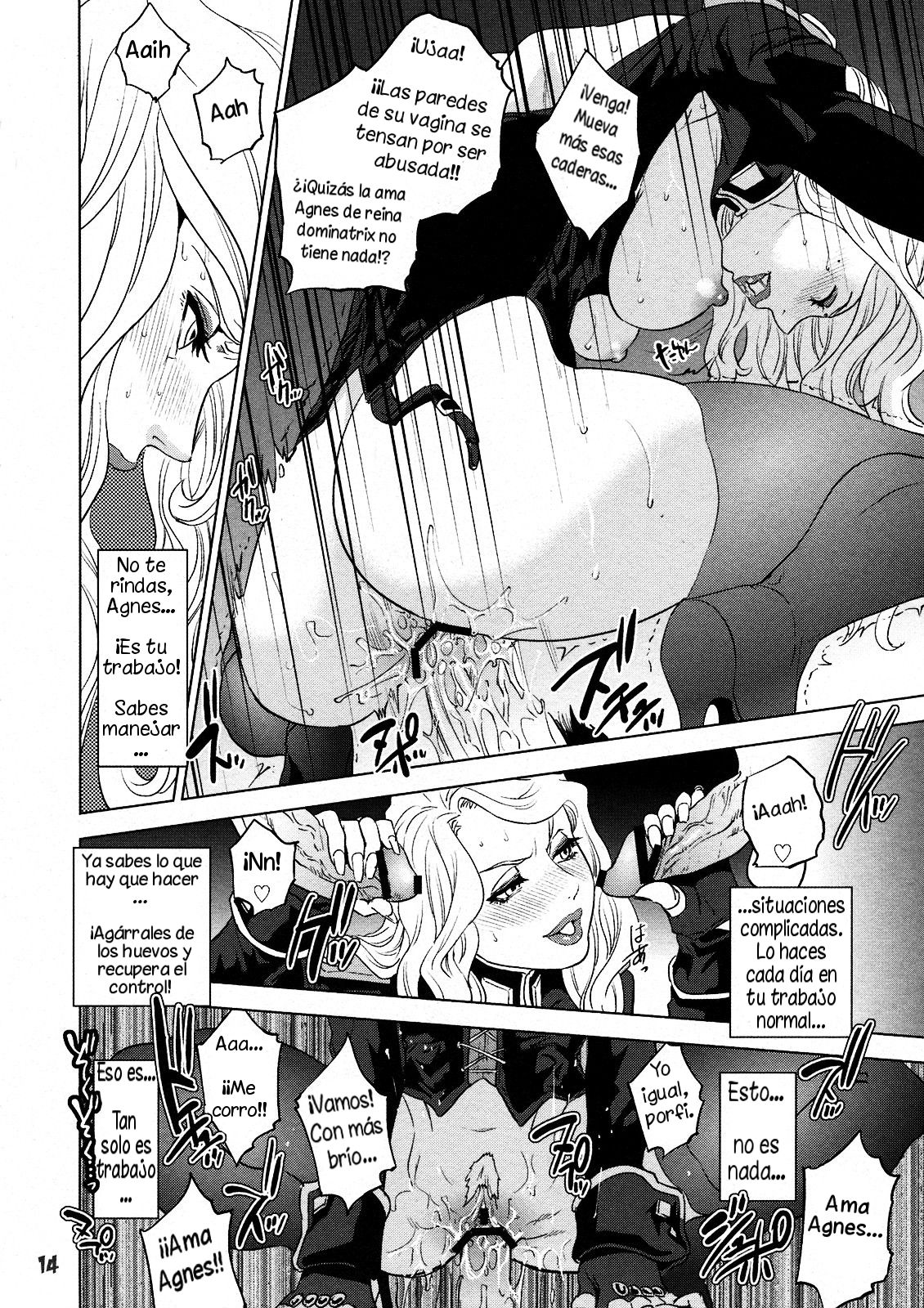 (SC53) [Hougakuya (Touzai, Nanboku)] Agnes-san Oshigoto desu! (TIGER & BUNNY) [Spanish] image number 14