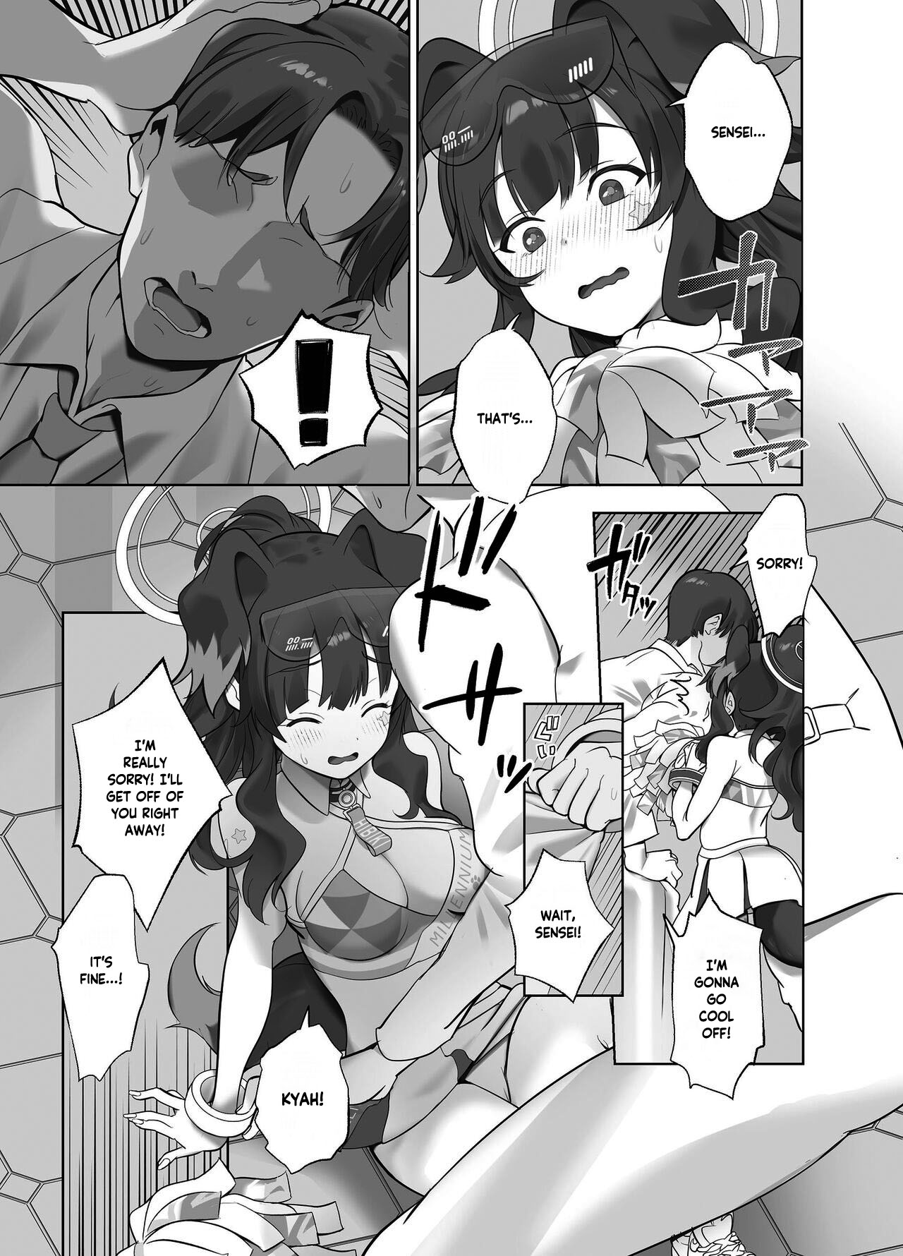 [Nukunukujima (Caffeine Chuudoku)] Ike Ike Sensei Ganbare Ganbare Sensei | Go, Sensei, Go! Do Your Best, Sensei! (Blue Archive) [English] [Douzo Lad Translations] [Digital] Bildnummer 4