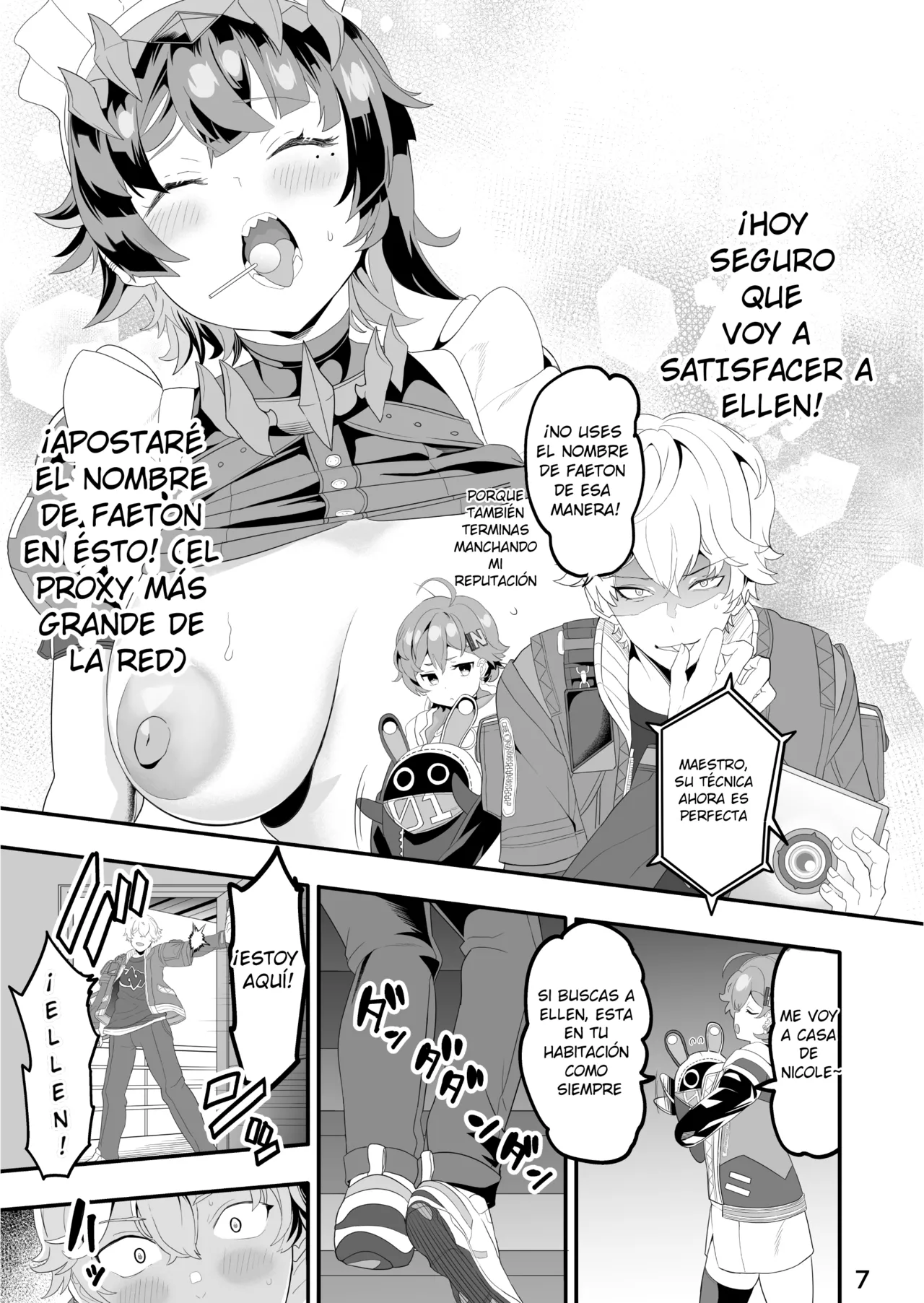 [Union Bust (Kazutaro)] Maguro janakute Same dakara! | ¡No soy un atún, soy un tiburón! (Zenless Zone Zero) [Spanish] {Doujins.com} [Digital] imagen número 7