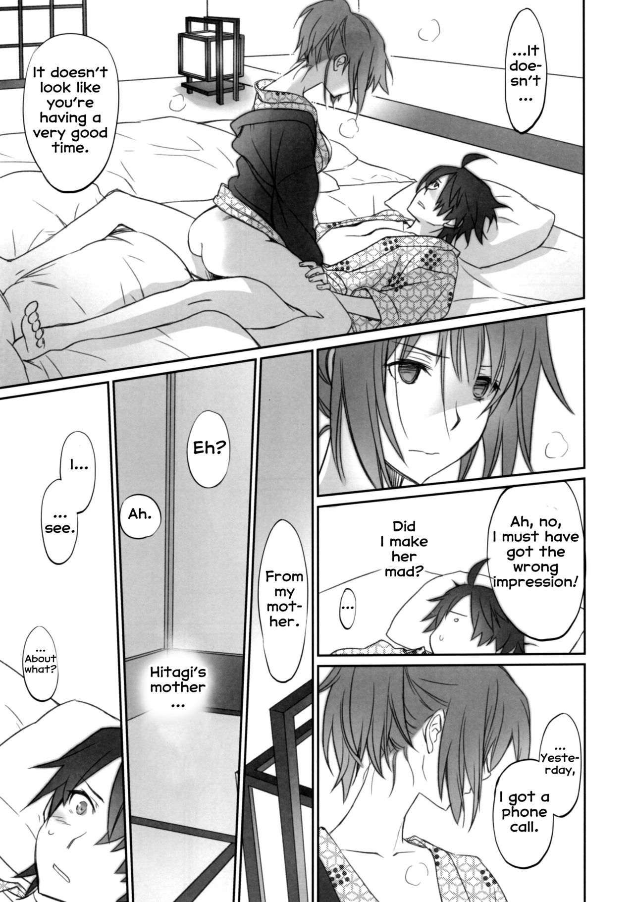 (C89) [Bloody Okojo (Akutagawa Manbou, Takakujyu)] Hitagi Family Chuuhen (Bakemonogatari) [English] [Erozbischof] image number 17