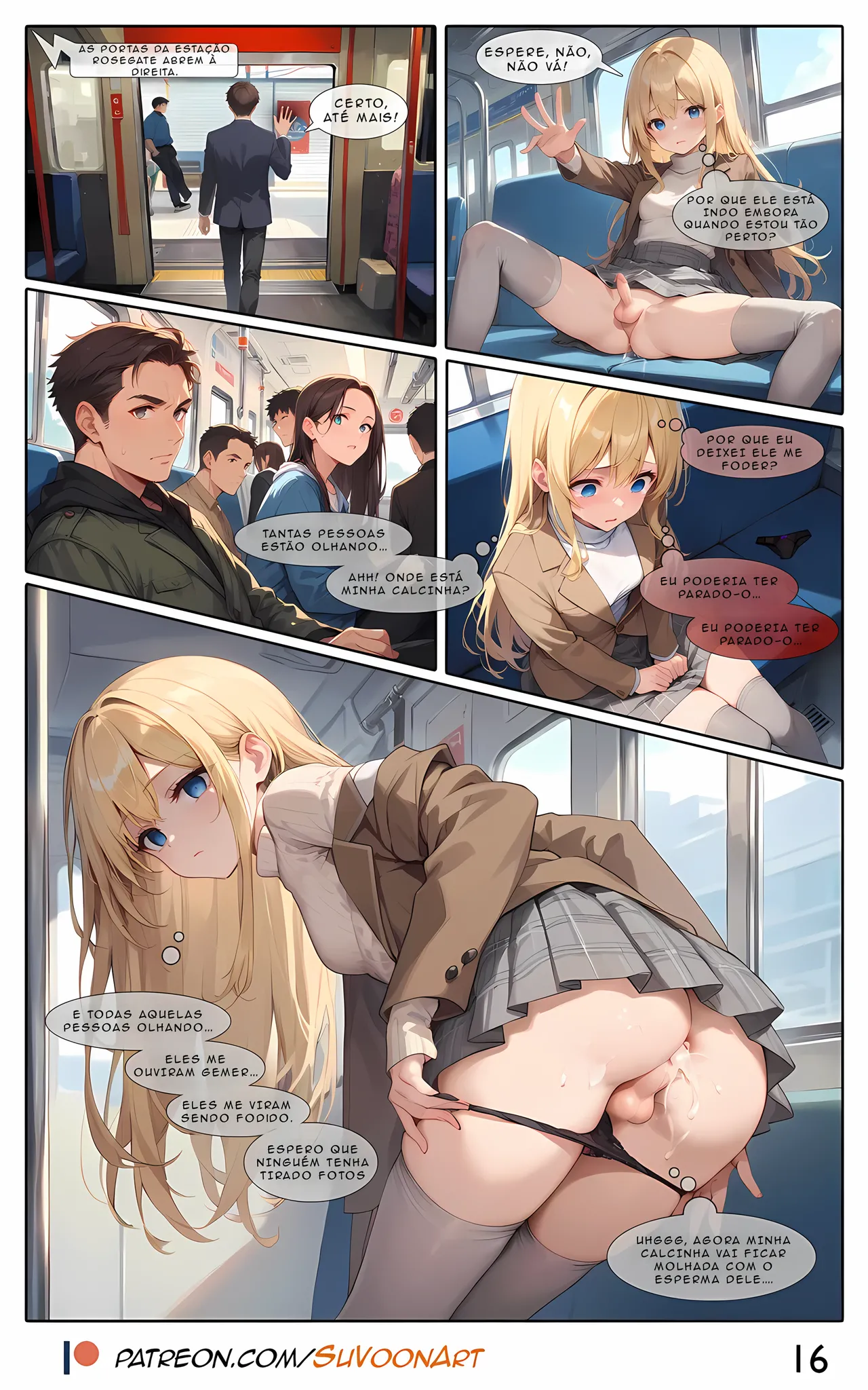 [SuVoonArt] A Ride to Remember | Uma viagem para lembrar Ch. 1 [Portuguese-BR] [AI Generated] numero di immagine  17