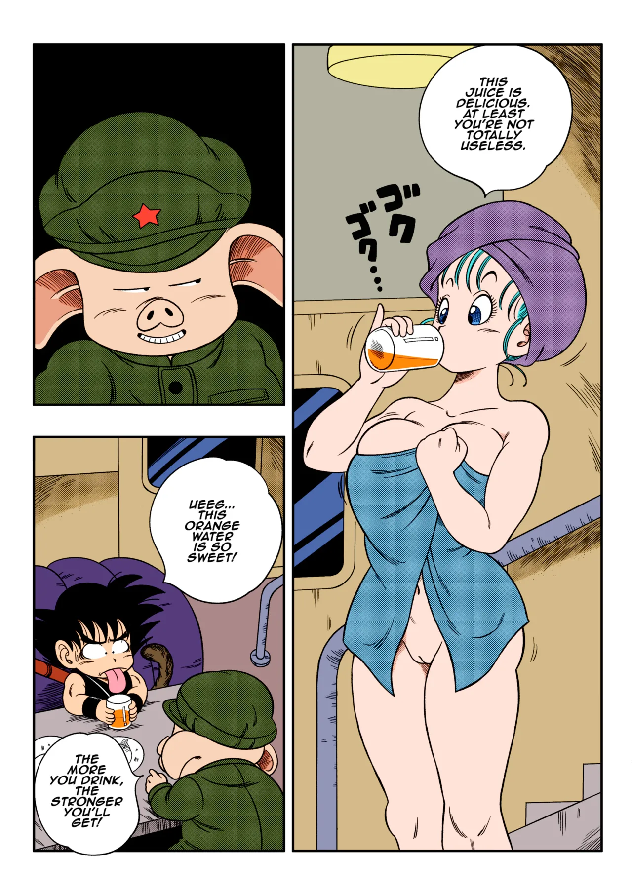 [Yamamoto Doujin (Yamamoto)] Henkatsu! | Change! (Dragon Ball) [English] [Colorized] [Decensored] Bildnummer 4