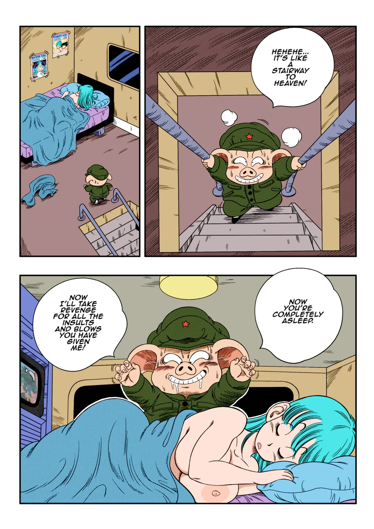 [Yamamoto Doujin (Yamamoto)] Henkatsu! | Change! (Dragon Ball) [English] [Colorized] [Decensored] Bildnummer 6