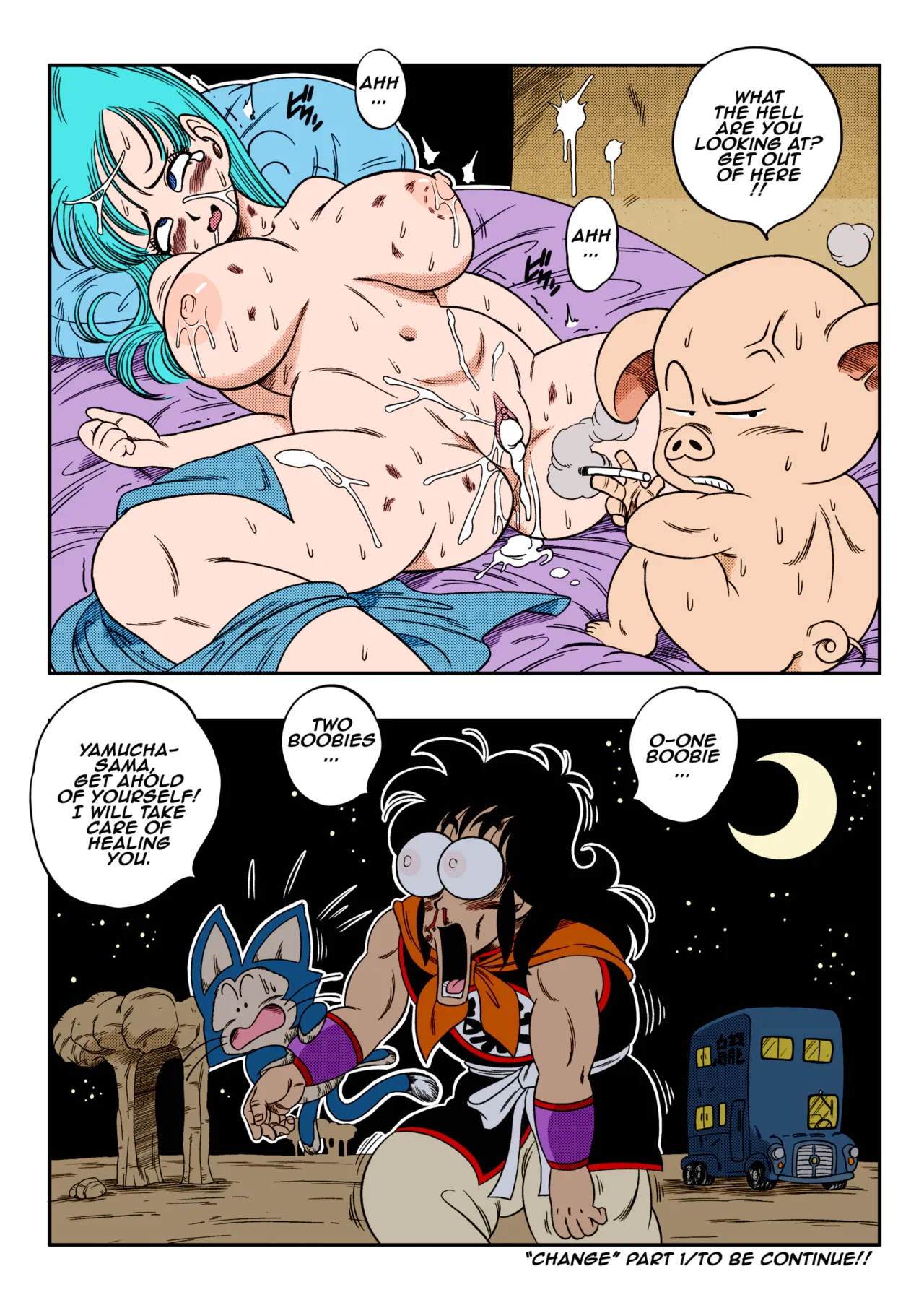 [Yamamoto Doujin (Yamamoto)] Henkatsu! | Change! (Dragon Ball) [English] [Colorized] [Decensored] Bildnummer 28