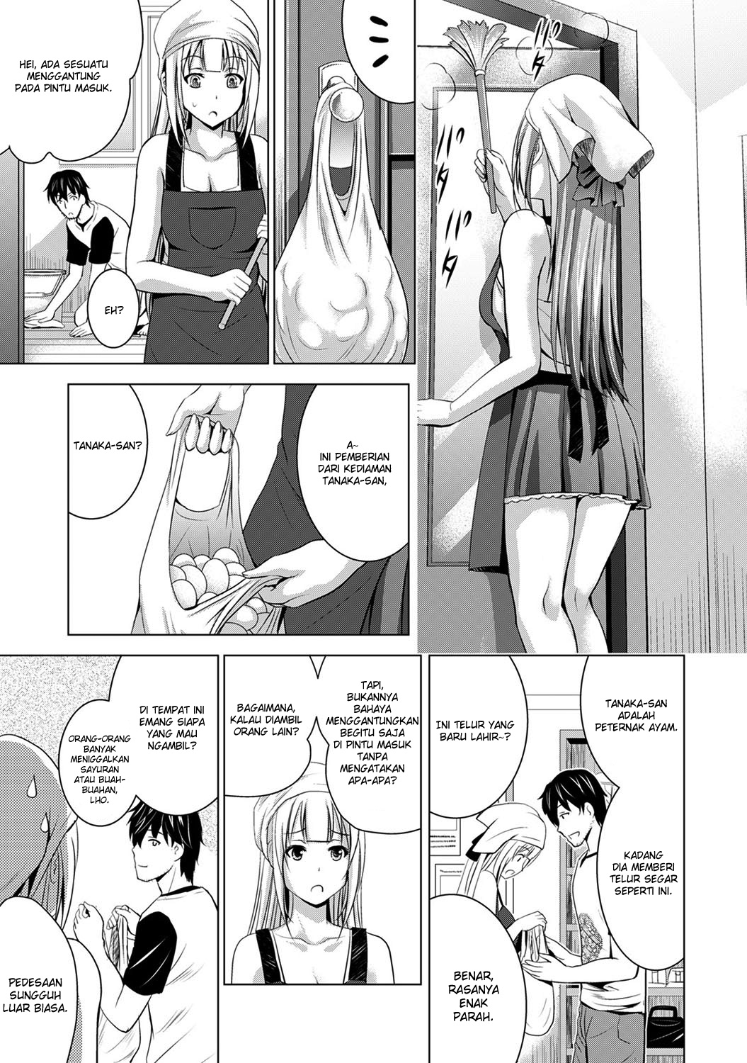 [Arino Hiroshi] Iede Shoujo to Kyou kara Doukyo!? ~Inaka ni Funare na Wagamama Ojou-sama to no Slow Life~ Ch. 3 (COMIC Ananga Ranga Vol. 56) [Indonesian] [Kiyo21] image number 4