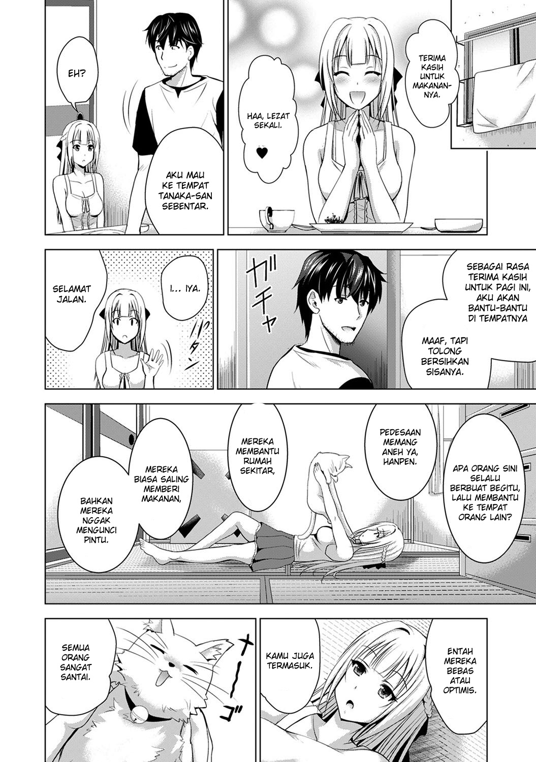 [Arino Hiroshi] Iede Shoujo to Kyou kara Doukyo!? ~Inaka ni Funare na Wagamama Ojou-sama to no Slow Life~ Ch. 3 (COMIC Ananga Ranga Vol. 56) [Indonesian] [Kiyo21] image number 7