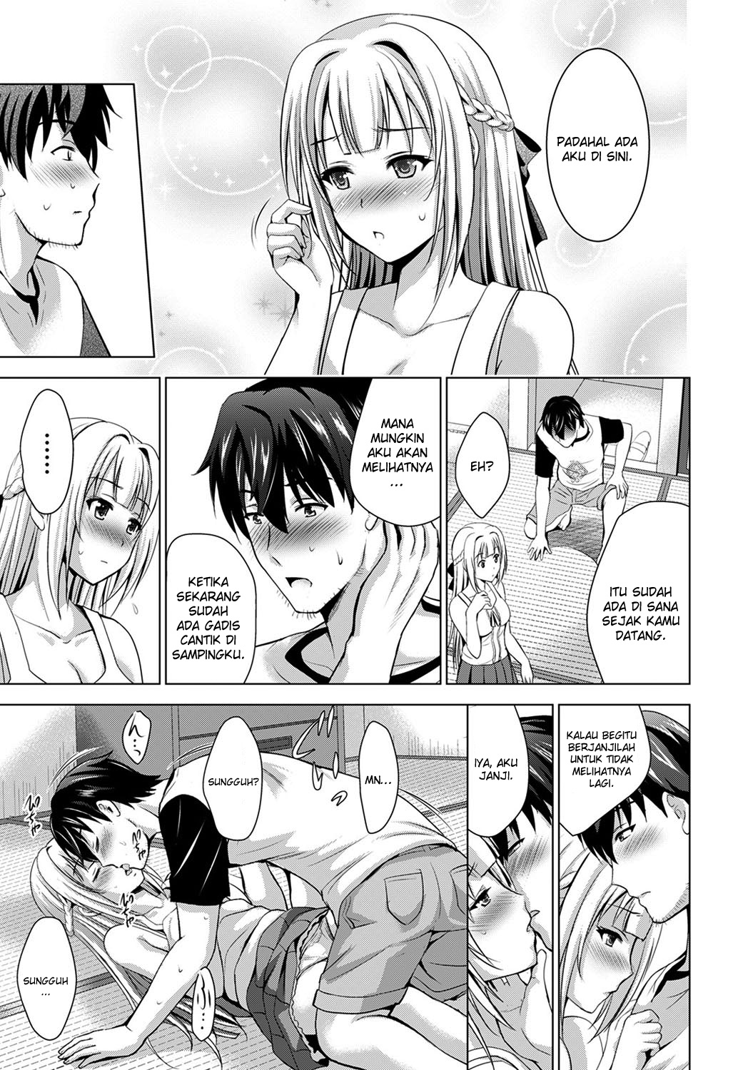 [Arino Hiroshi] Iede Shoujo to Kyou kara Doukyo!? ~Inaka ni Funare na Wagamama Ojou-sama to no Slow Life~ Ch. 3 (COMIC Ananga Ranga Vol. 56) [Indonesian] [Kiyo21] image number 16