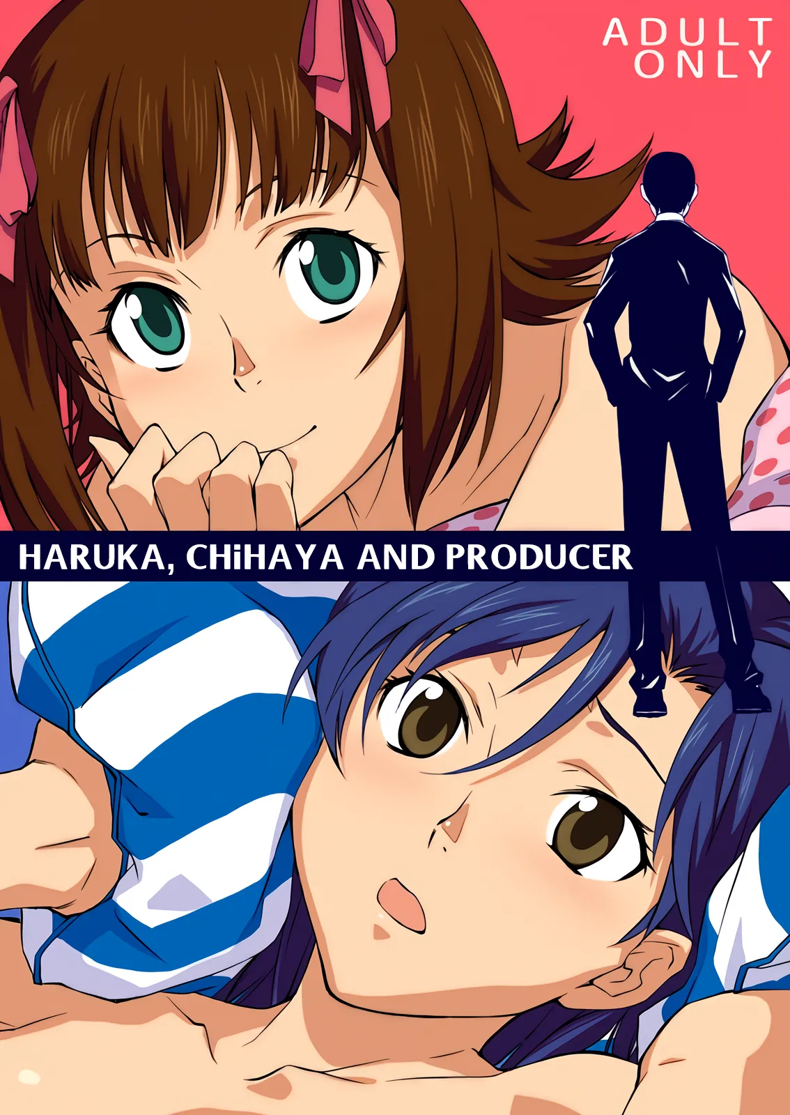 (C77) [Chotto Dake Aruyo. (Takemura Sesshu)] Haruka to Chihaya to Producer. ー Haruka, Chihaya and Producer (THE IDOLM@STER) [English] [head empty] numero di immagine  1