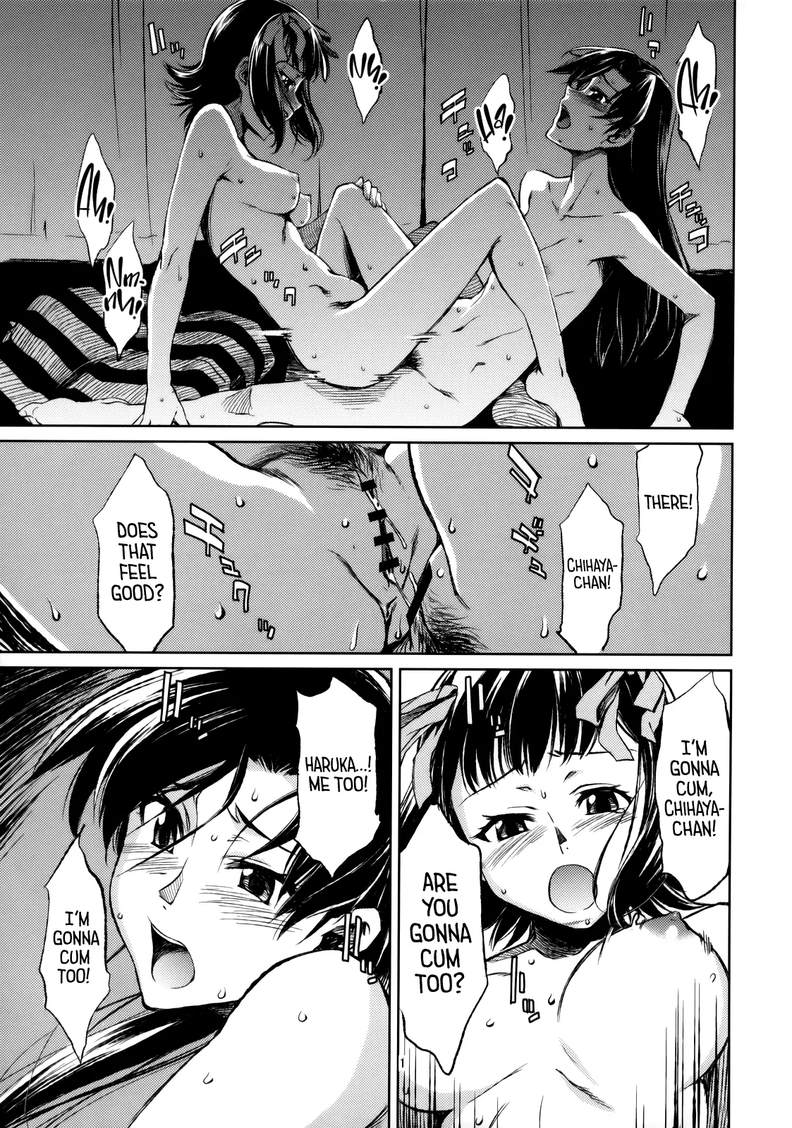 (C77) [Chotto Dake Aruyo. (Takemura Sesshu)] Haruka to Chihaya to Producer. ー Haruka, Chihaya and Producer (THE IDOLM@STER) [English] [head empty] numero di immagine  2