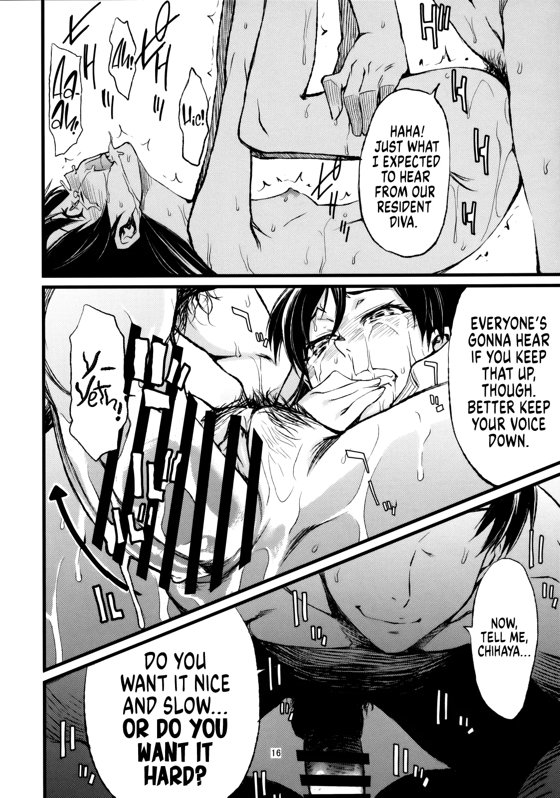 (C77) [Chotto Dake Aruyo. (Takemura Sesshu)] Haruka to Chihaya to Producer. ー Haruka, Chihaya and Producer (THE IDOLM@STER) [English] [head empty] numero di immagine  17