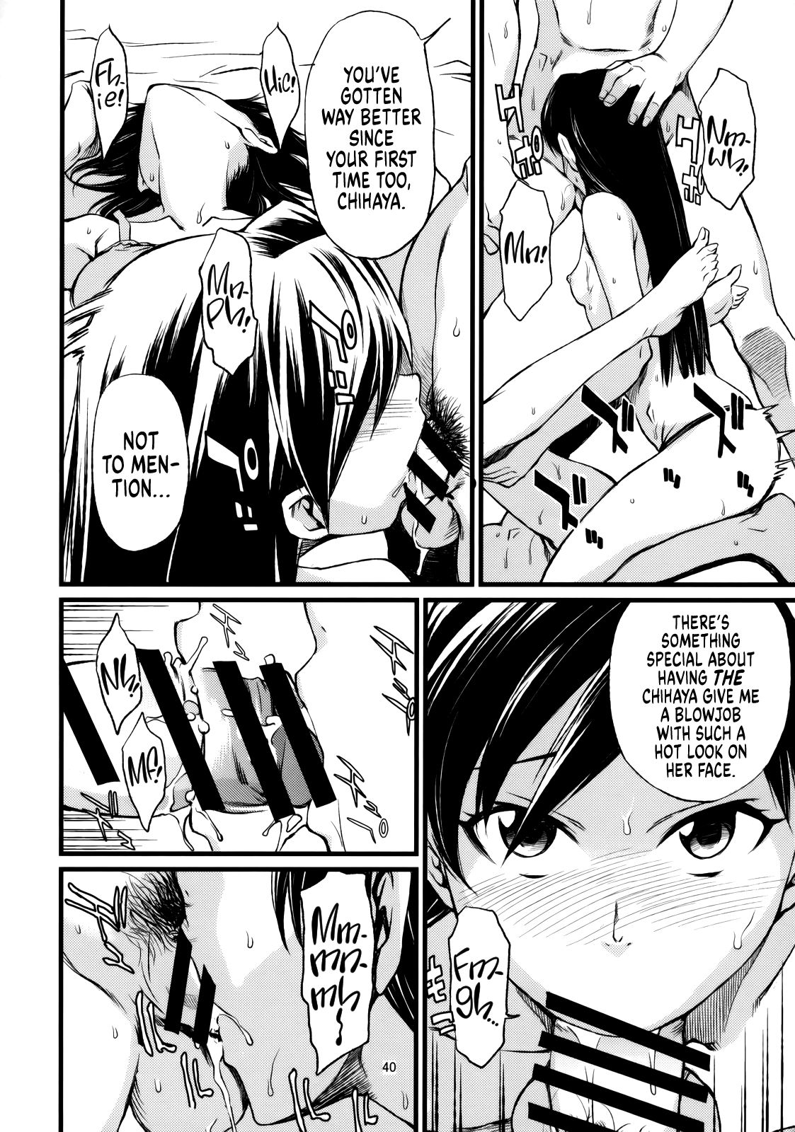 (C77) [Chotto Dake Aruyo. (Takemura Sesshu)] Haruka to Chihaya to Producer. ー Haruka, Chihaya and Producer (THE IDOLM@STER) [English] [head empty] numero di immagine  41