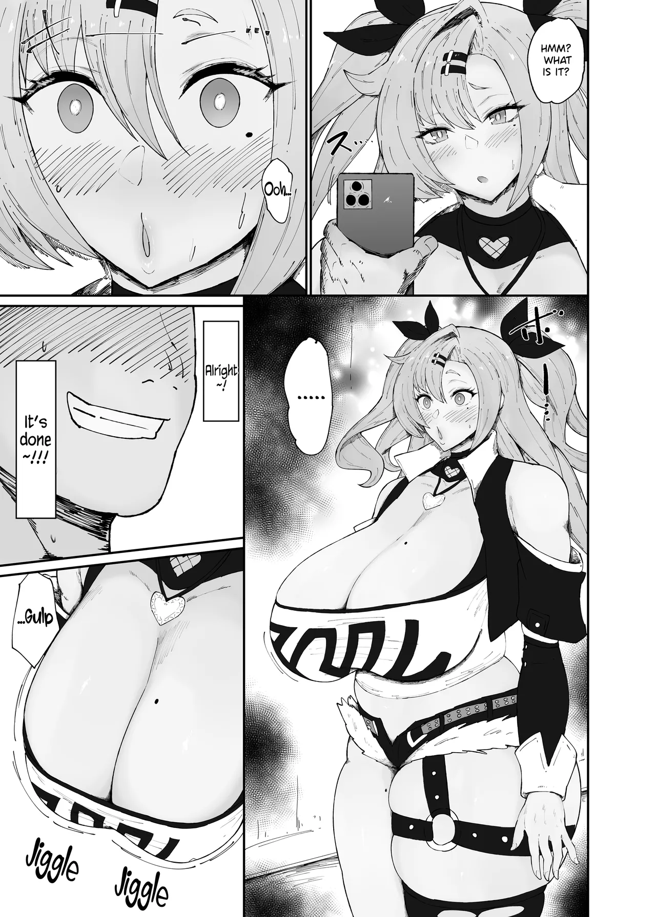 Slutty big busted Nicole-Chan imagen número 5