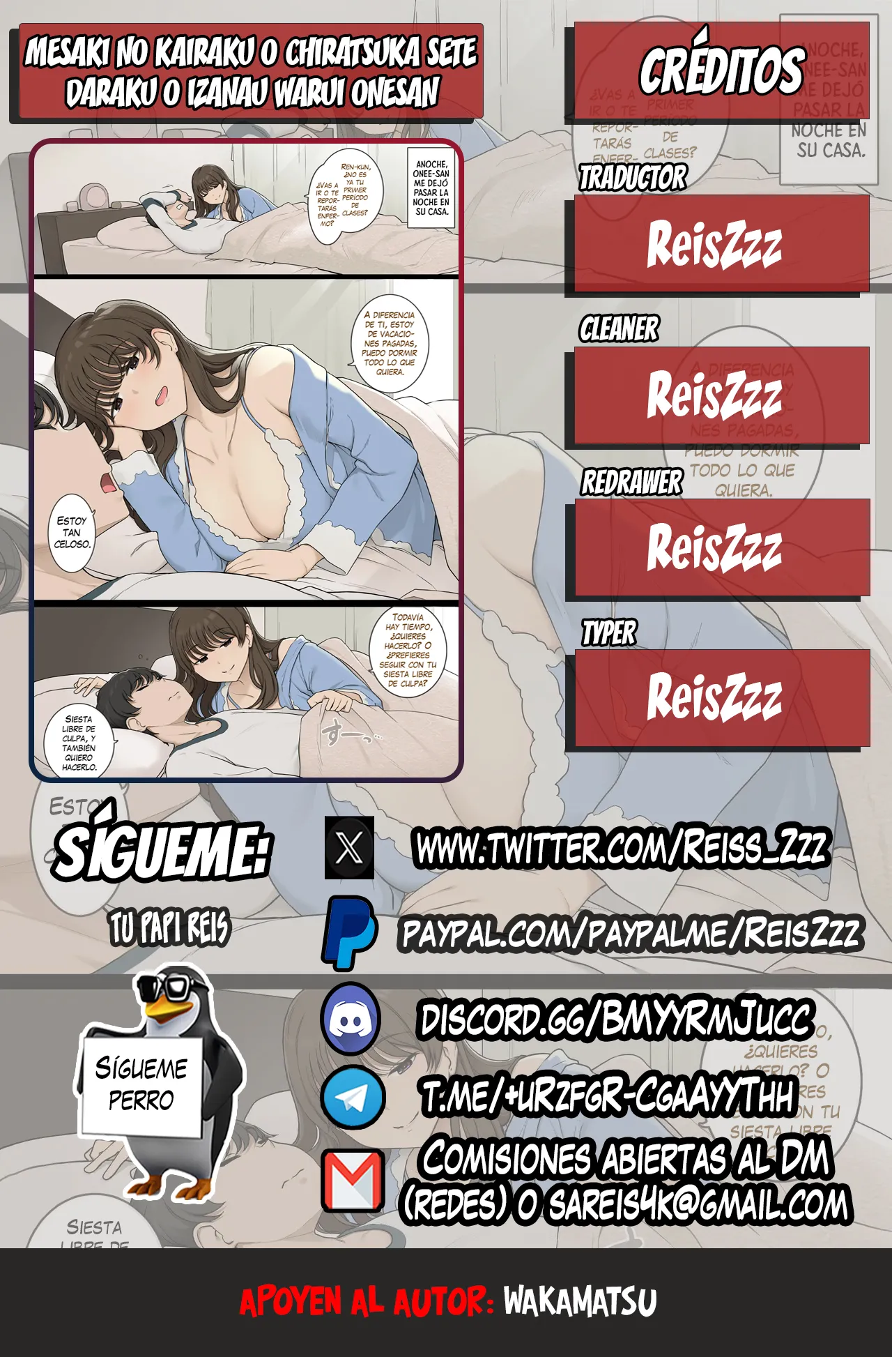 [Wakamatsu] Mesaki no kairaku o chiratsuka sete daraku o izanau warui onesan [ReisZzz] [Spanish] [Decensored] 图片编号 3