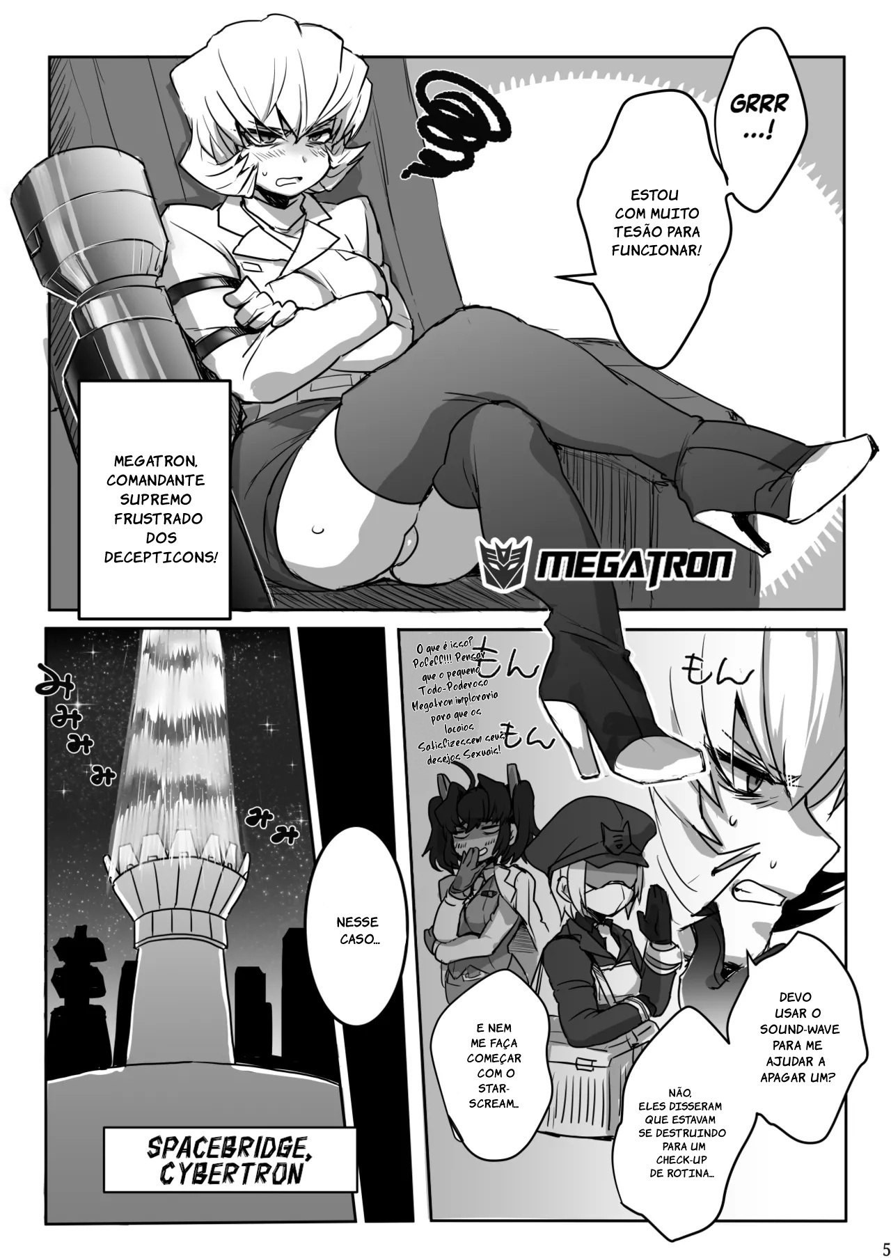 [Koshi no Itami (Koshii Tai)] Omankoformers: Spotlight Shockwave (Transformers) [Portuguese-BR] [Digital] Bildnummer 3