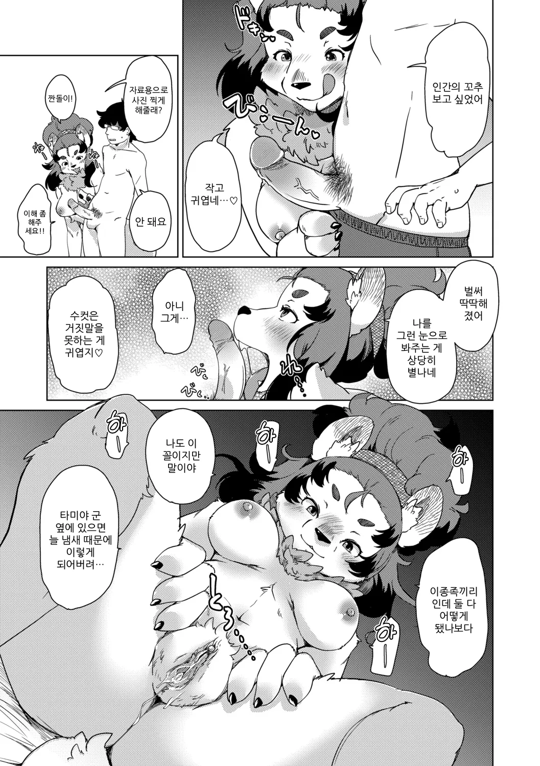 [Setouchi Kurage] Juujin Apart Tokoharusou e Youkoso! | 수인 아파트 토코하루장에 오신 걸 환영합니다! [Ch. 1-3] [Korean] [Decensored] Bildnummer 75