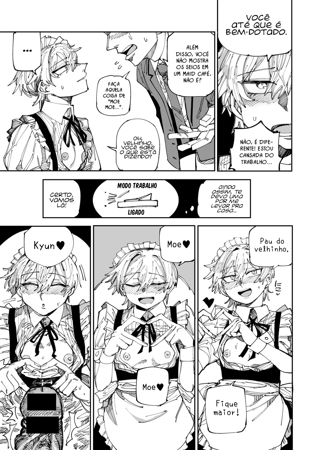 [Tenno] Yoidore Maid no Tokubetsu Houshi | Serviço Especial da Empregada Bêbada (COMIC Gucho Vol. 19) [Portuguese-BR] [Jonas Rosa] 画像番号 9