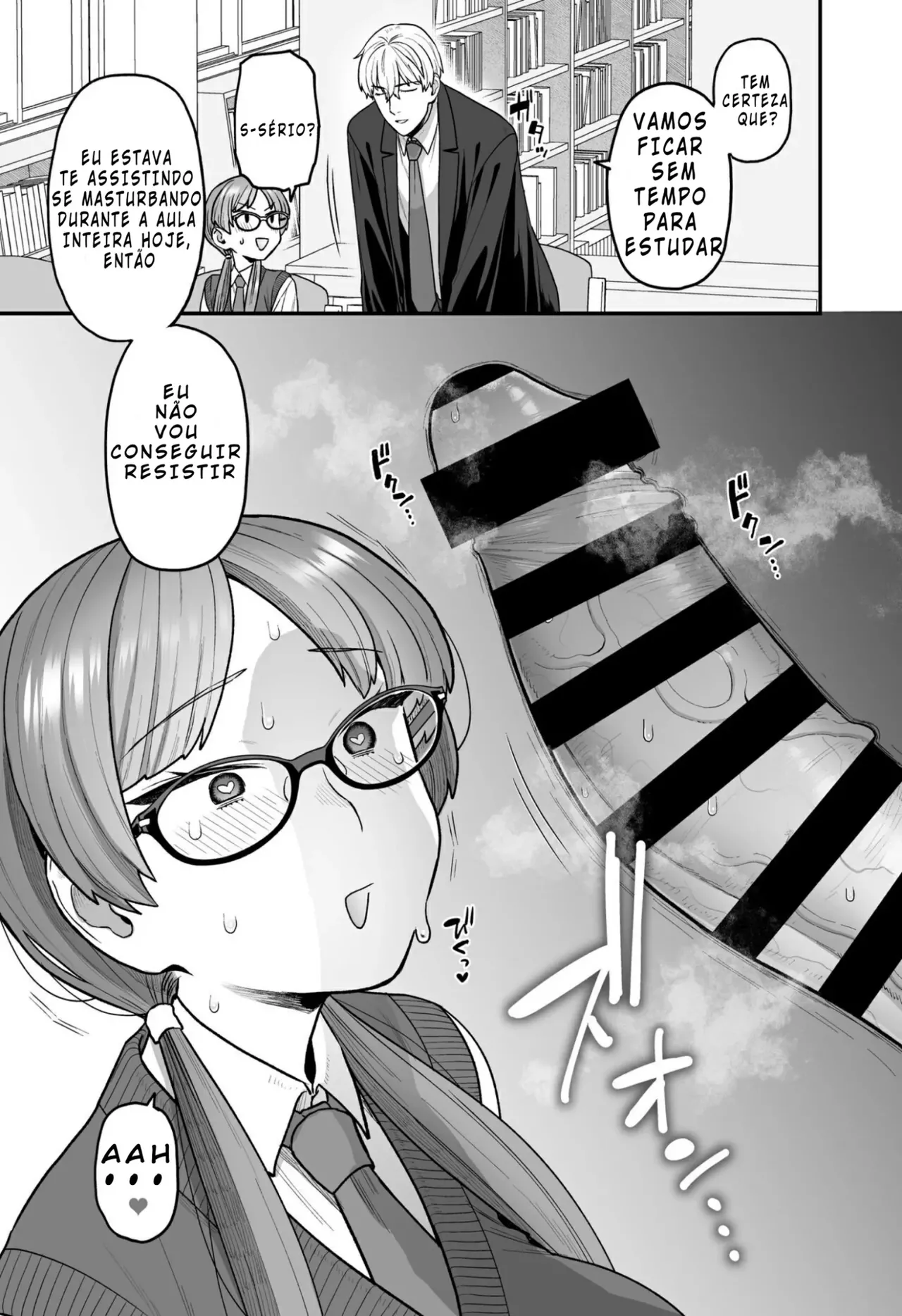 [Sayonara Hornet (Yoshiragi)] Iinchou to Mitsuda-kun no Obenkyoukai [Portuguese-BR] [Digital] 画像番号 17