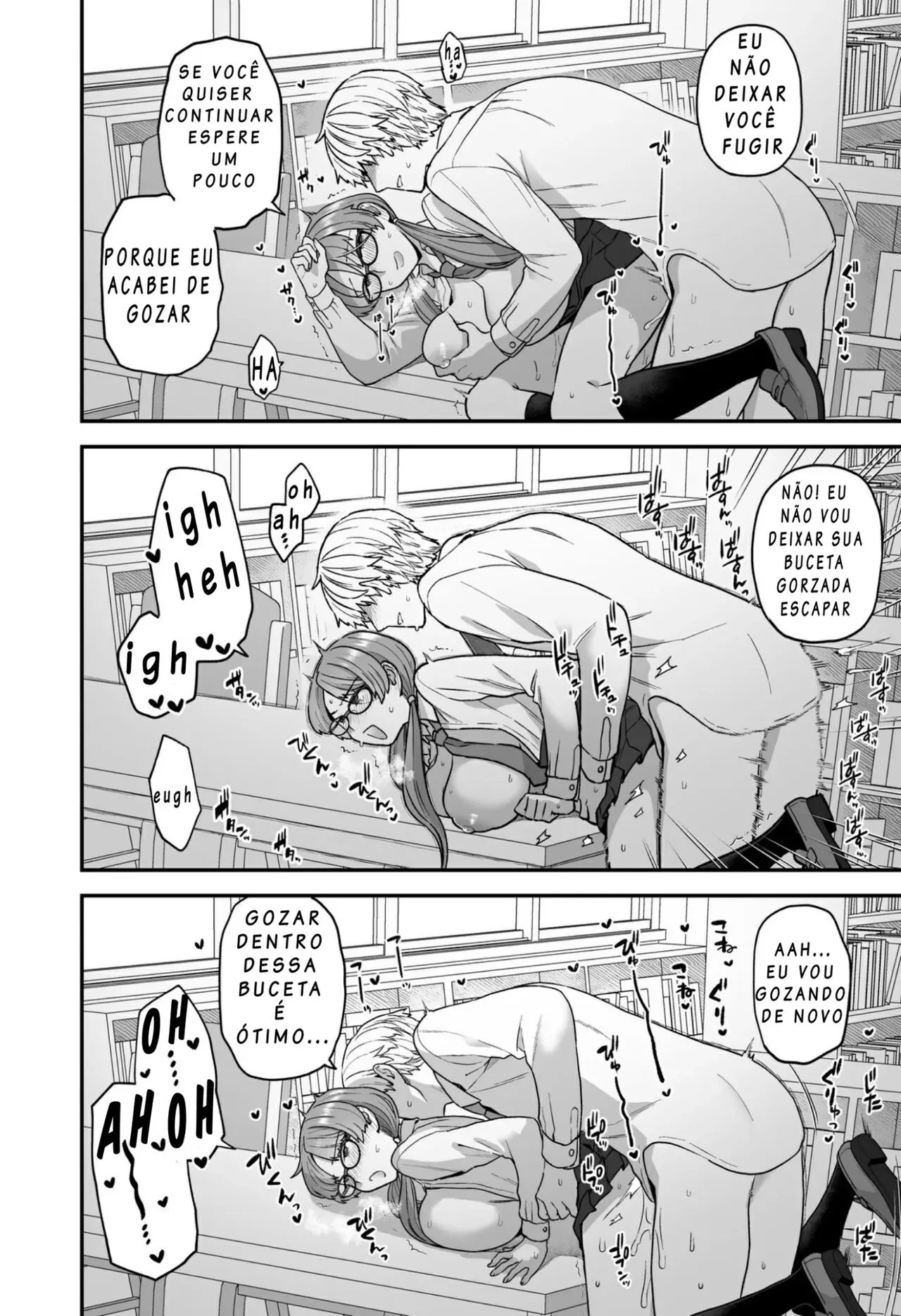 [Sayonara Hornet (Yoshiragi)] Iinchou to Mitsuda-kun no Obenkyoukai [Portuguese-BR] [Digital] 画像番号 20