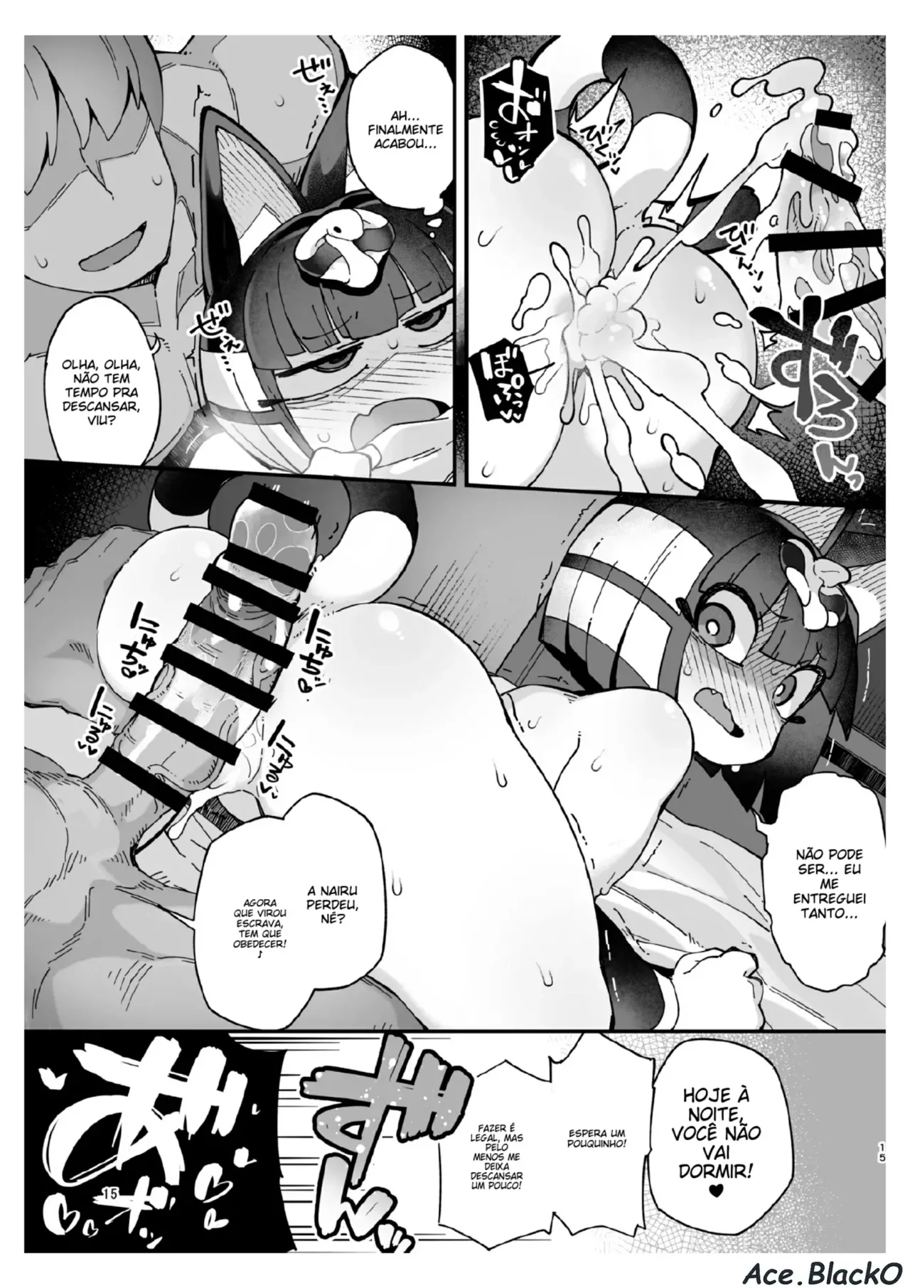 [Fukurou-ya (Fukurou)] Nile-chan ga Saimin Nanka ni Makeru Wake Nai daro!!! [Portuguese-BR] [Digital] image number 14