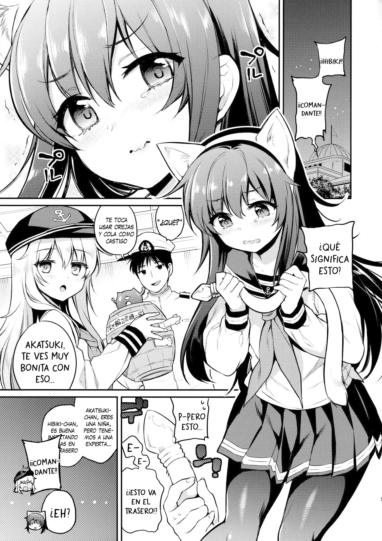 (COMIC1☆15) [K+W (sasachinn)] Akatsuki-chan x Batsu Game | Akatsuki-chan x Juego de castigo (Kantai Collection -KanColle-) [Español] [Traducciones necesarias] Bildnummer 3
